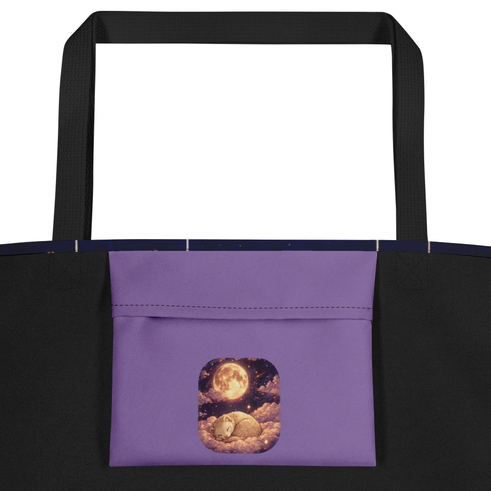 Starry Cloud Dreams Moonlit Dreams Large Tote Bag product image (2)
