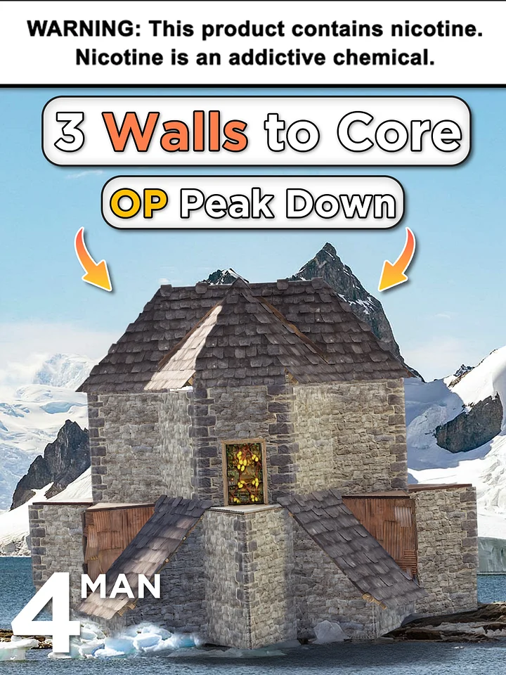 CHILL MINT | 4 Man | Strongest 3 Bunker Base Design (2x2) product image (2)