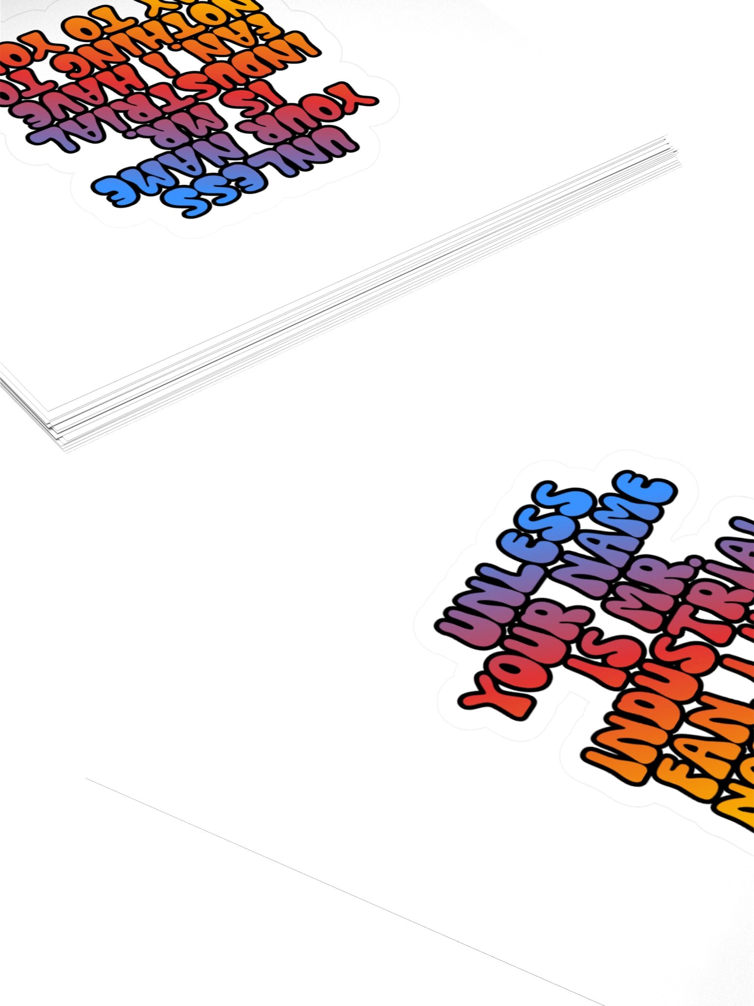 Menopause Chaos Kiss Cut 4"x4" Vinyl Sticker product image (4)