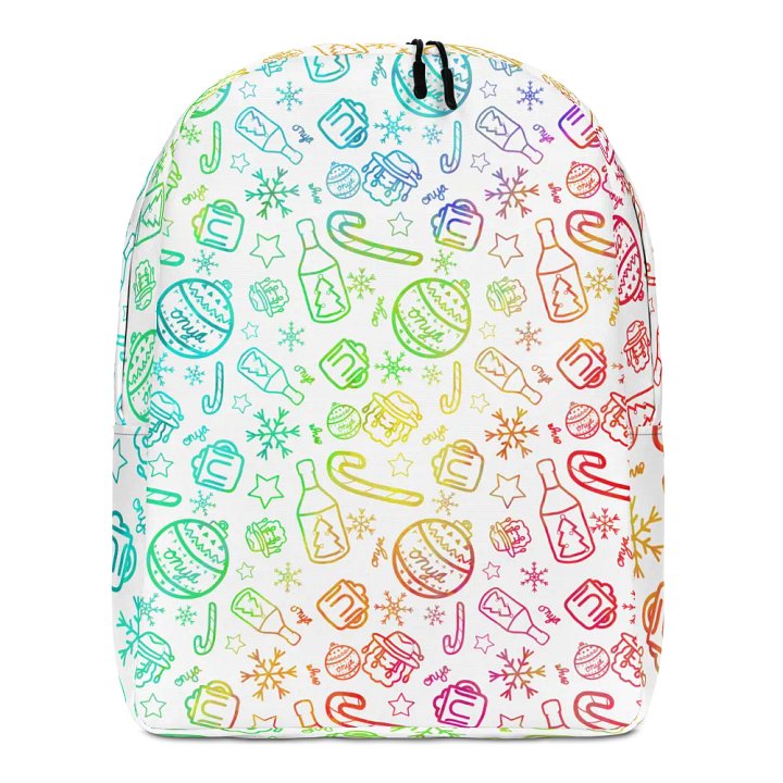 Limited Edition Christmas Rainbow Minimalist Backpack product image (1)