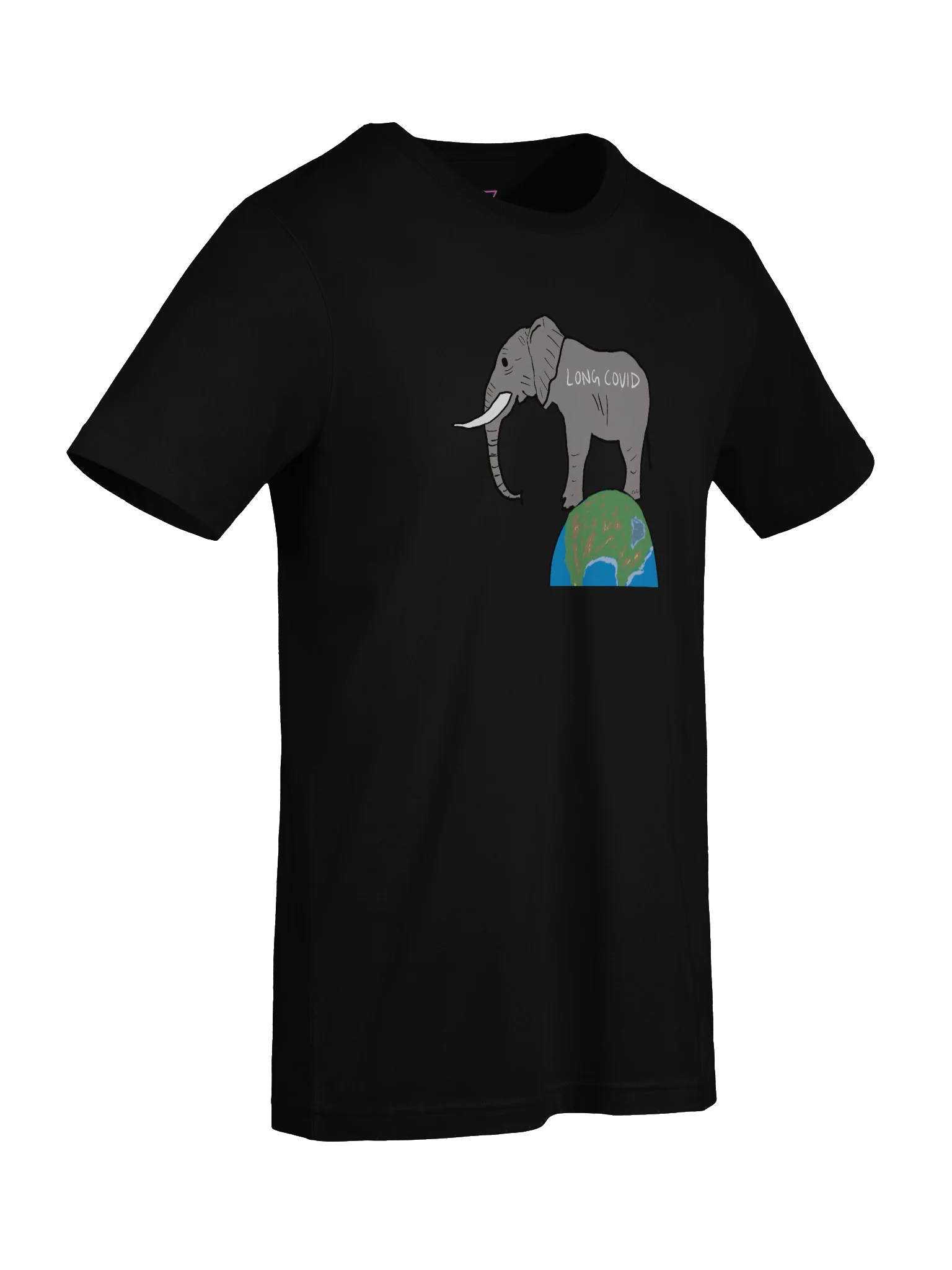 Elephant In The Room tee (Long Covid) product image (9)