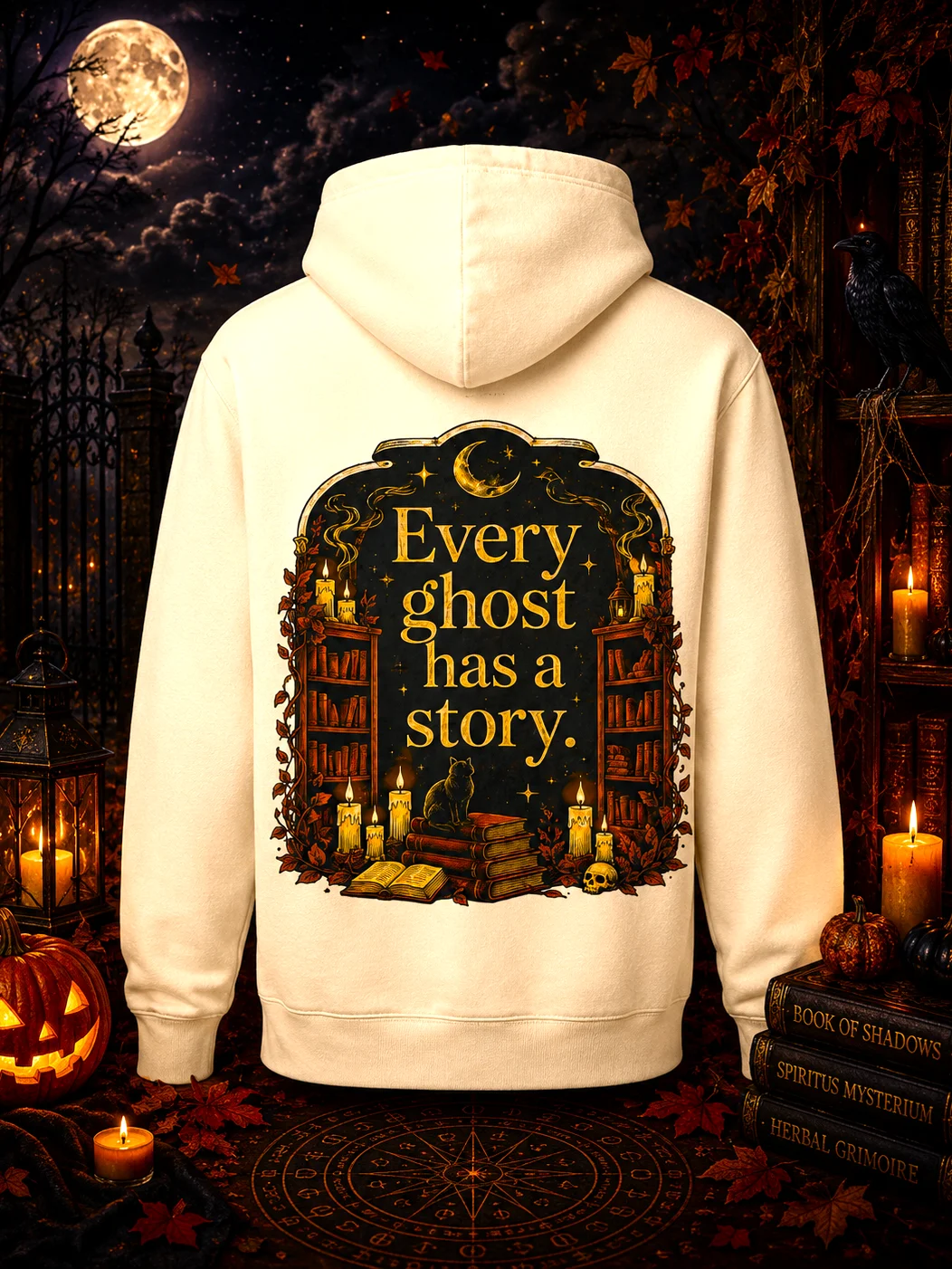 Haunted Library Hoodie product image (2)