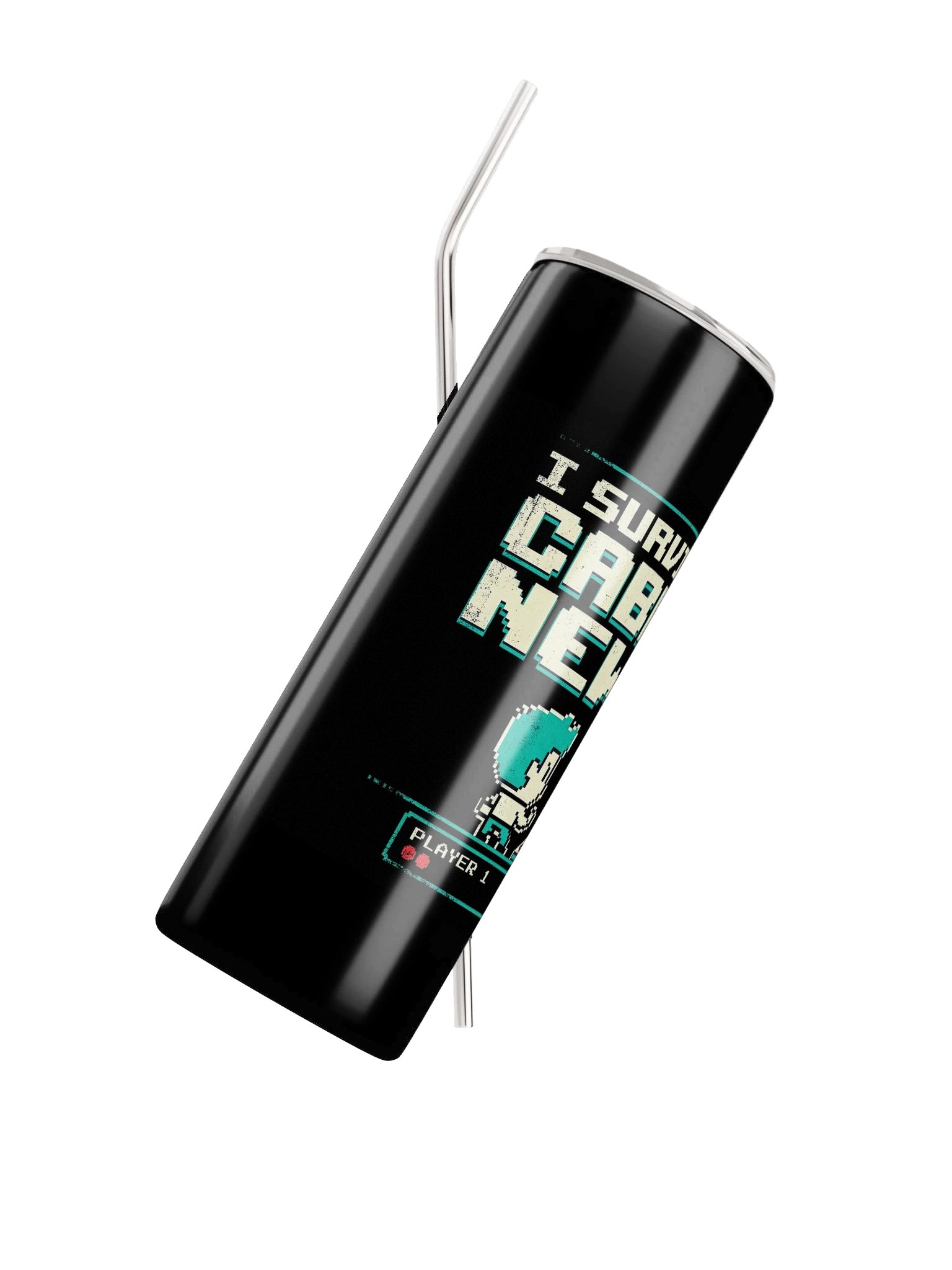I Survived Cable News (Arcade) Stainless Steel Tumbler product image (4)