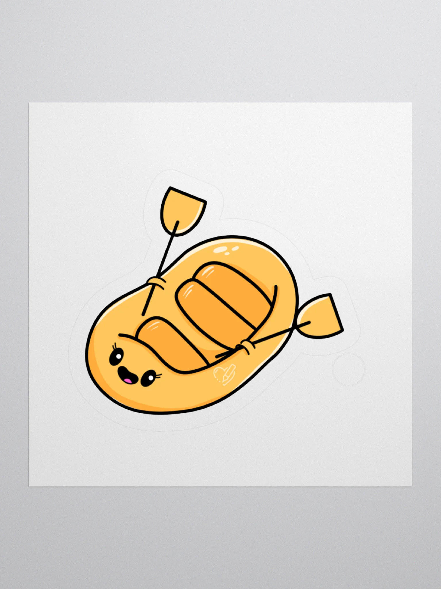 Rafty The Raft Kiss Cut Sticker product image (1)
