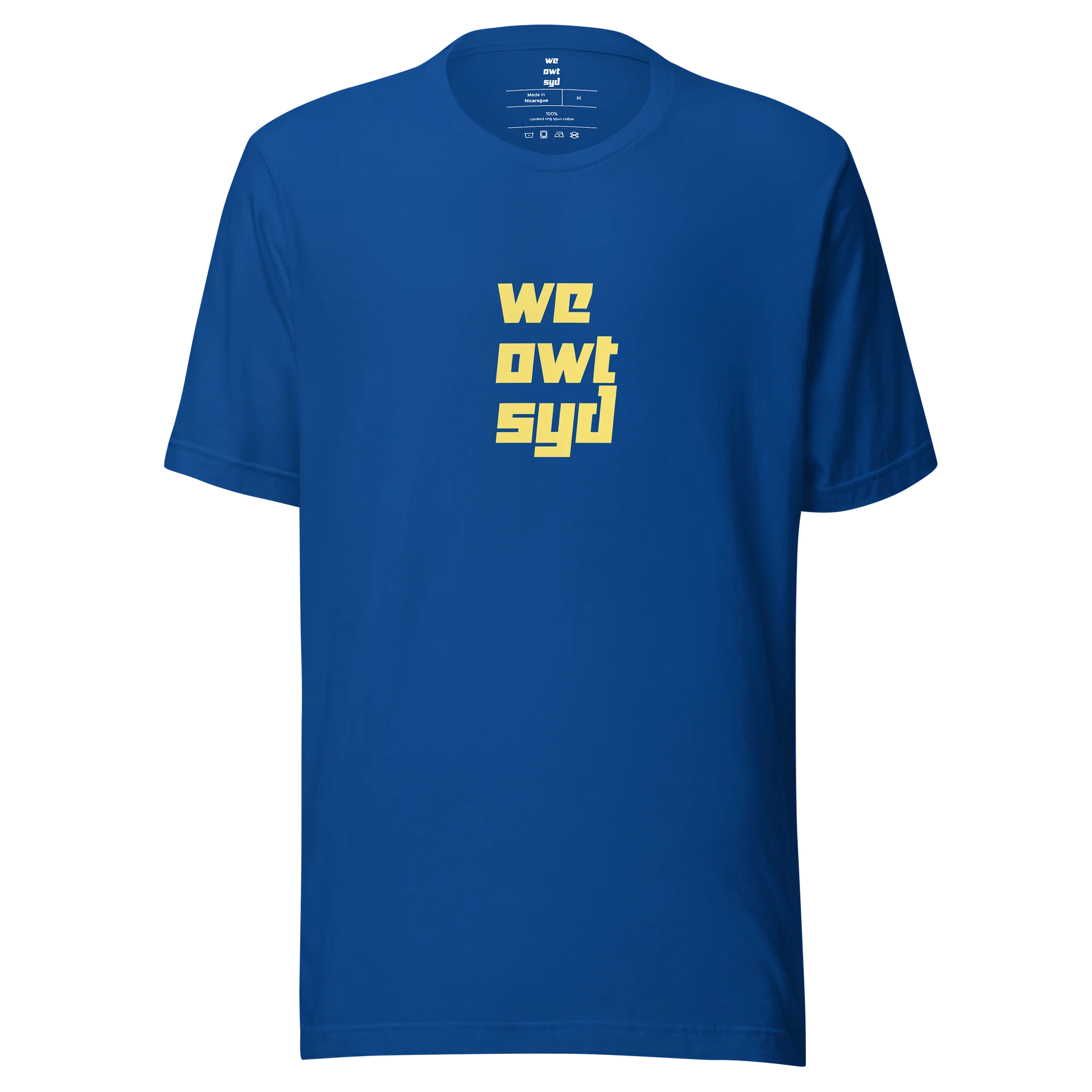 WeOwtsyd Gen 2 Premium T-Shirt - Alt Blue / Yellow product image (1)