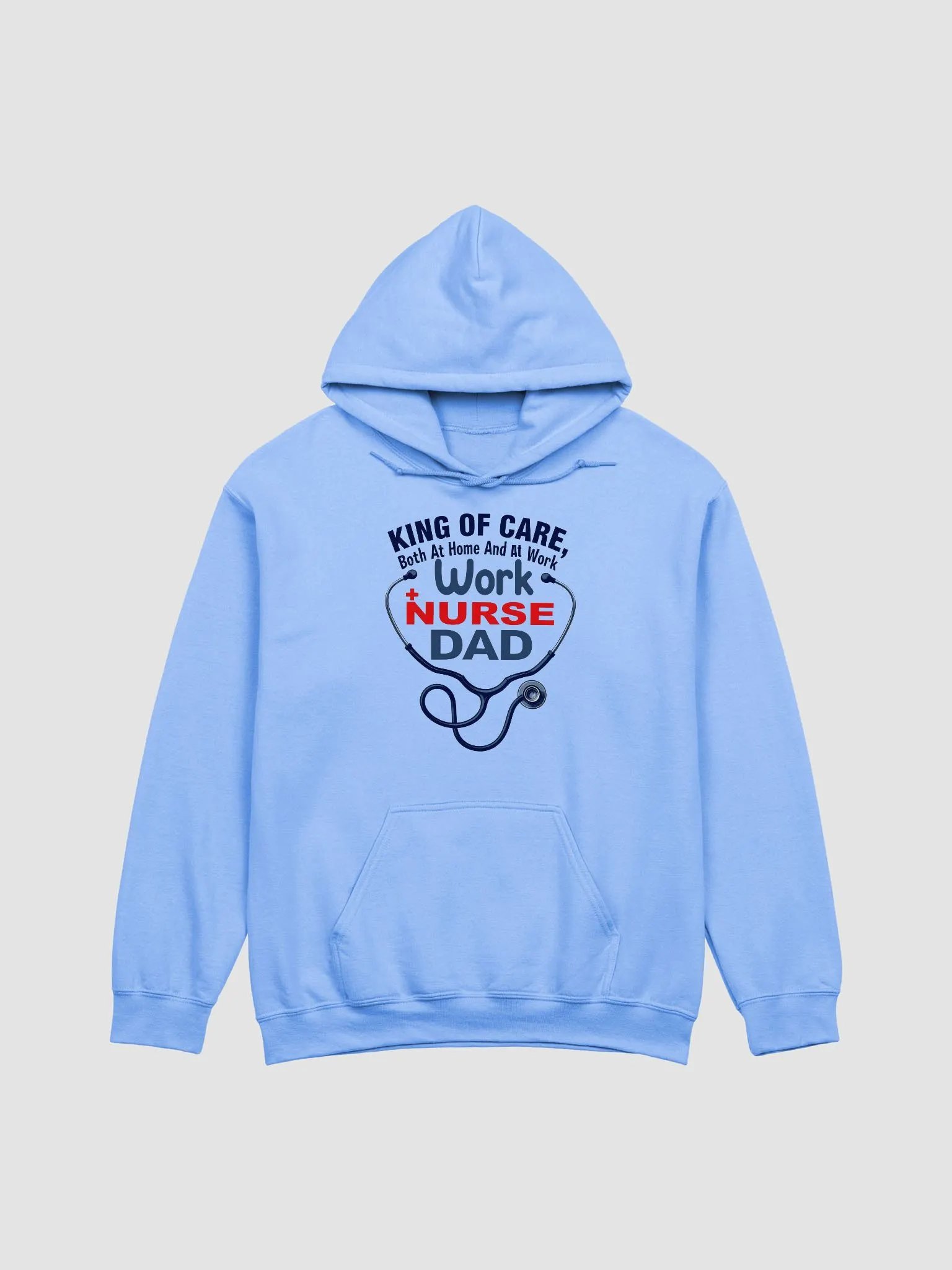 King of Care Nurse Dad Hoodie product image (2)