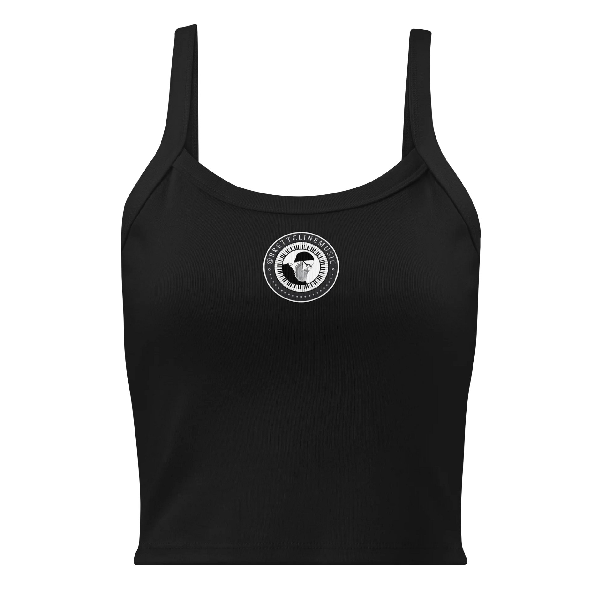 @BrettClineMusic Official Black Ribbed Tank product image (1)