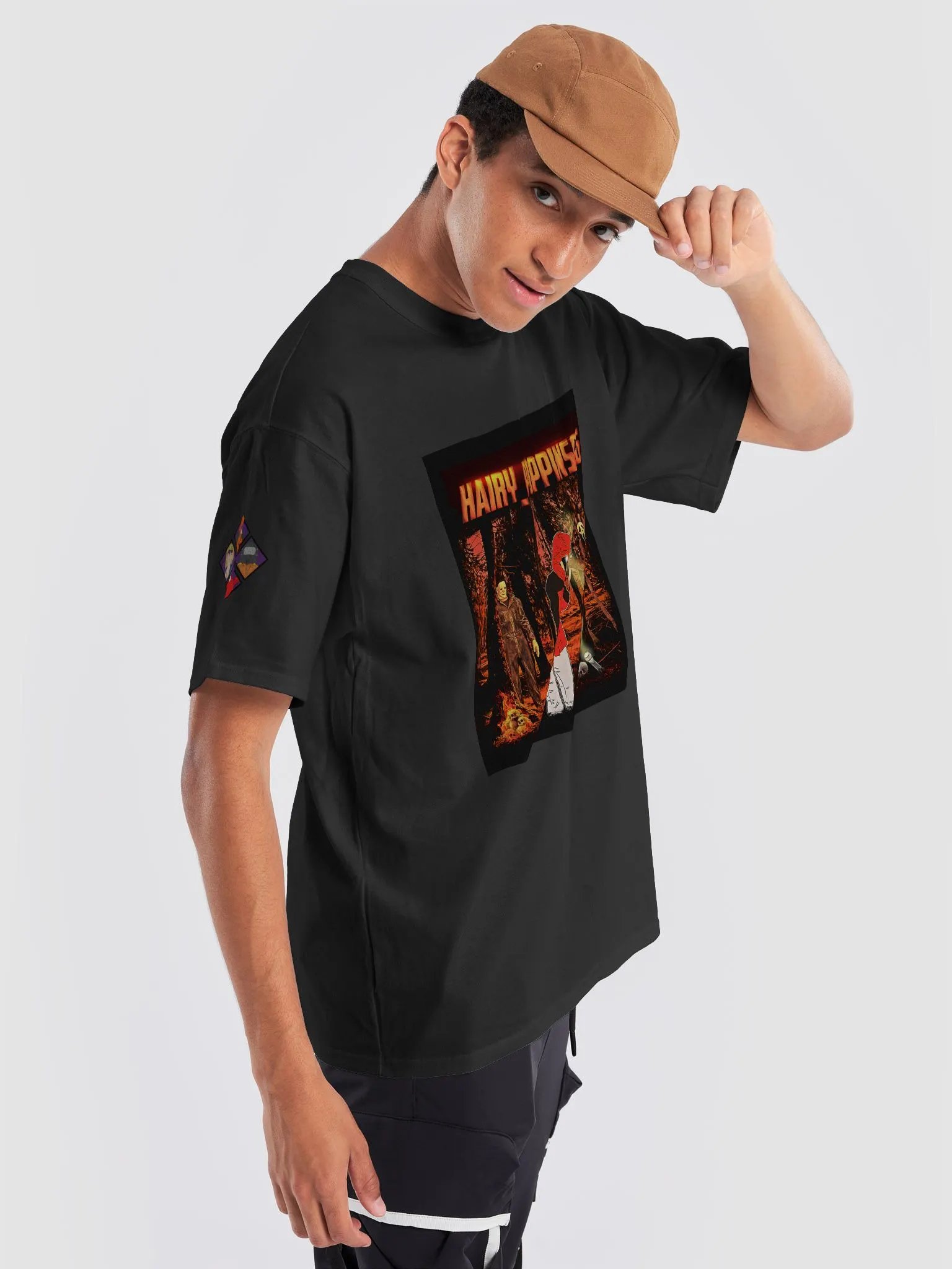 Hooded Forest Figures T-Shirt product image (7)