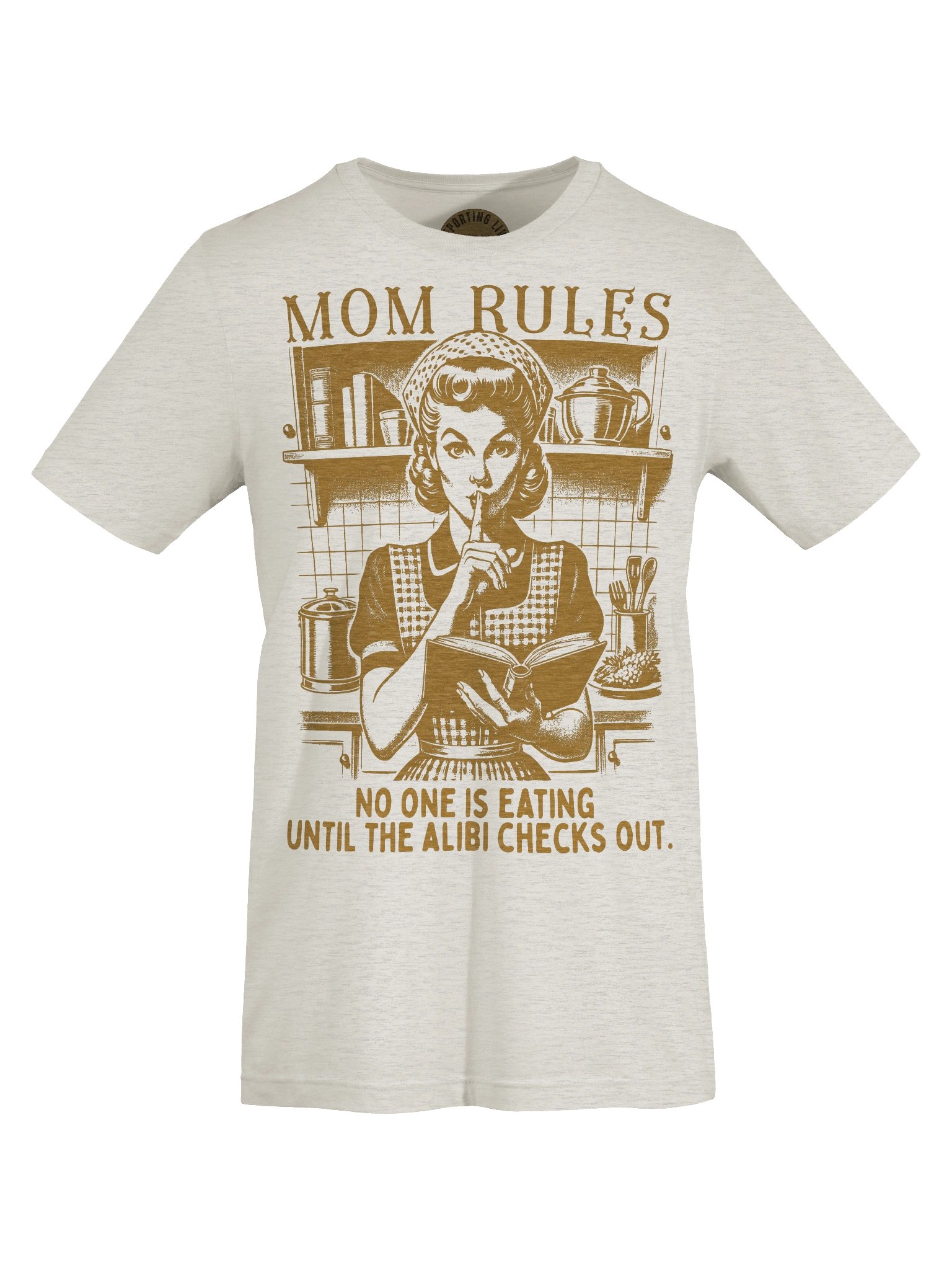 Mom Rules Alibi Checks Out Funny Tee product image (62)
