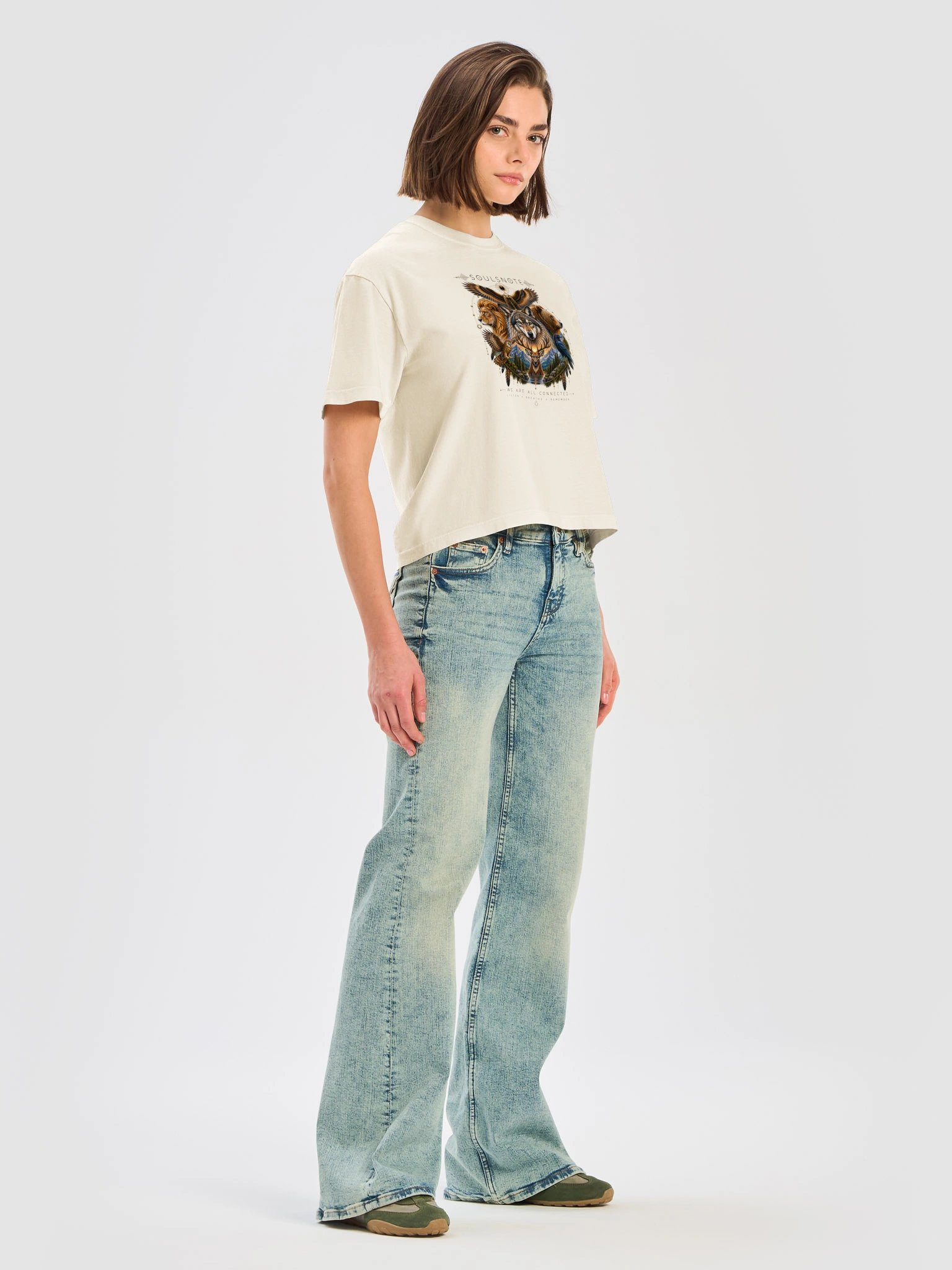 SOULS NOTE SPIRIT ANIMAL - WOMENS BOX TEE product image (5)