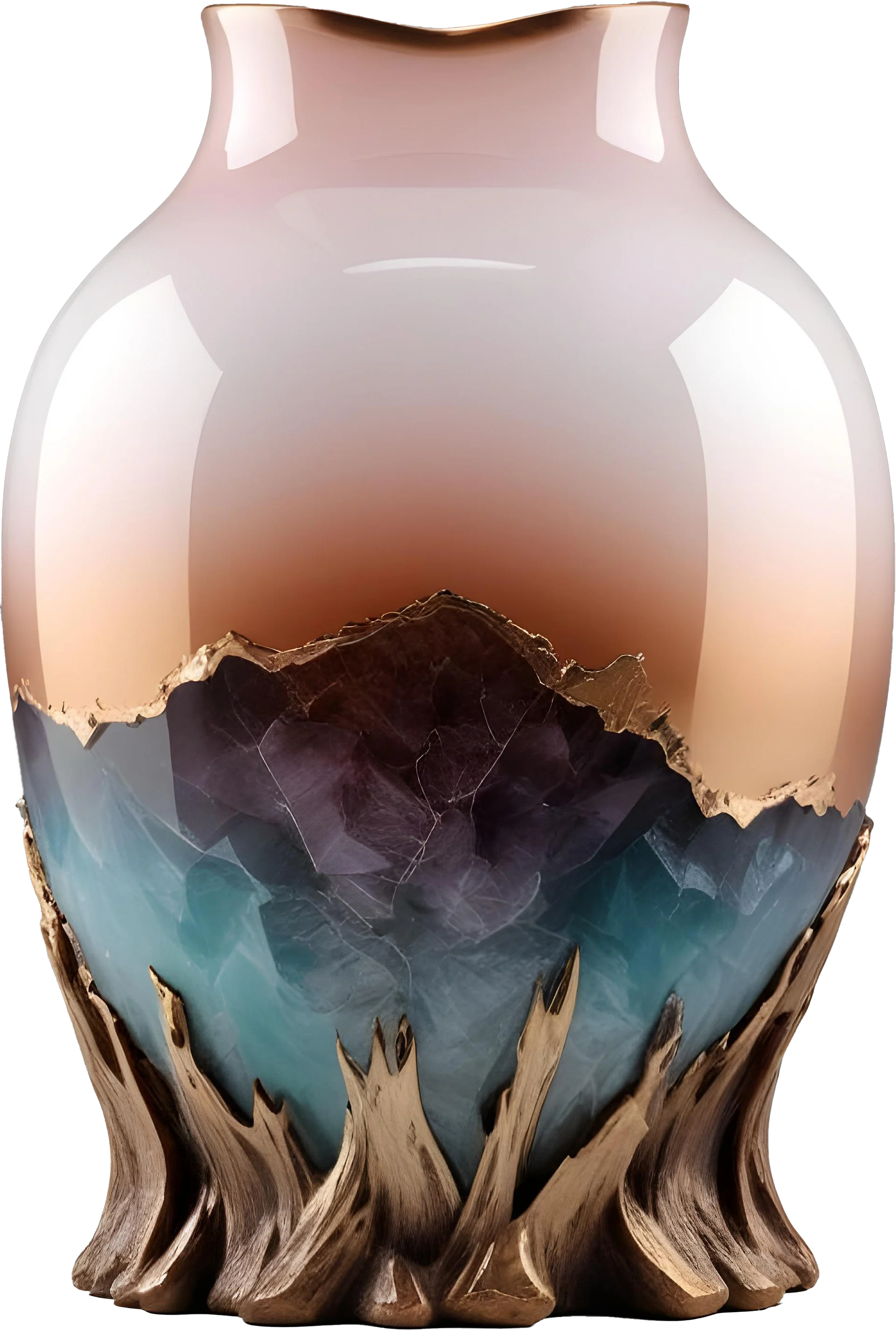 Vase png, object scene creator romantic product image (1)