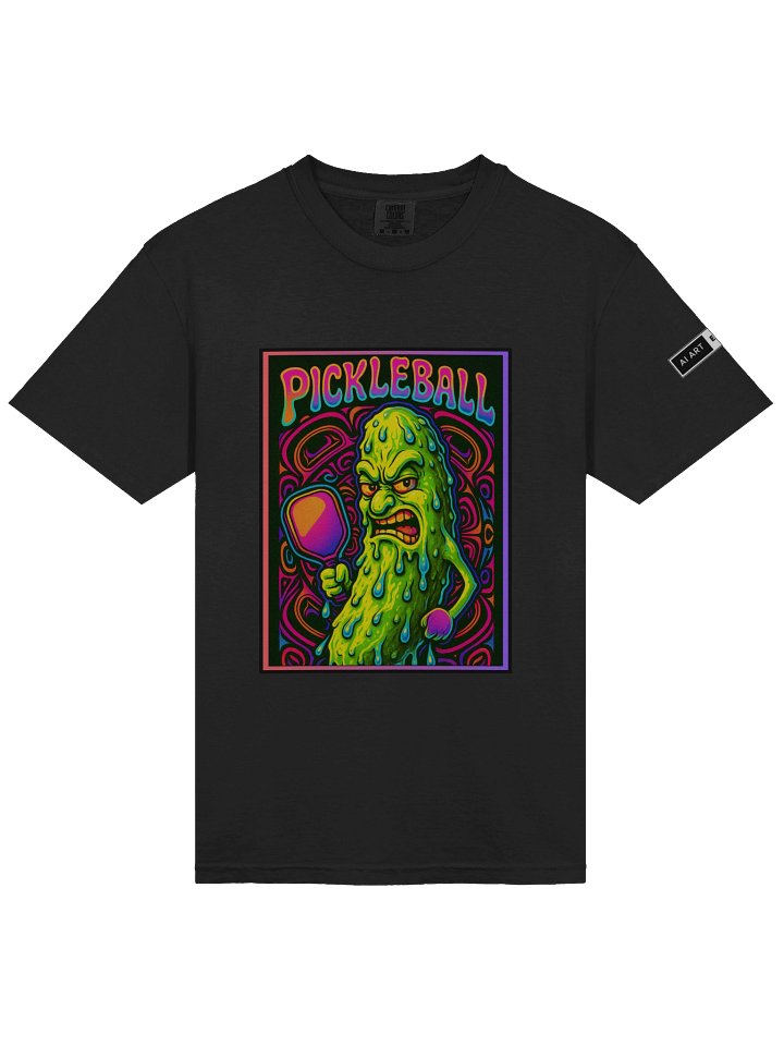 "PICKLEBALL" 100% cotton T-shirt product image (1)