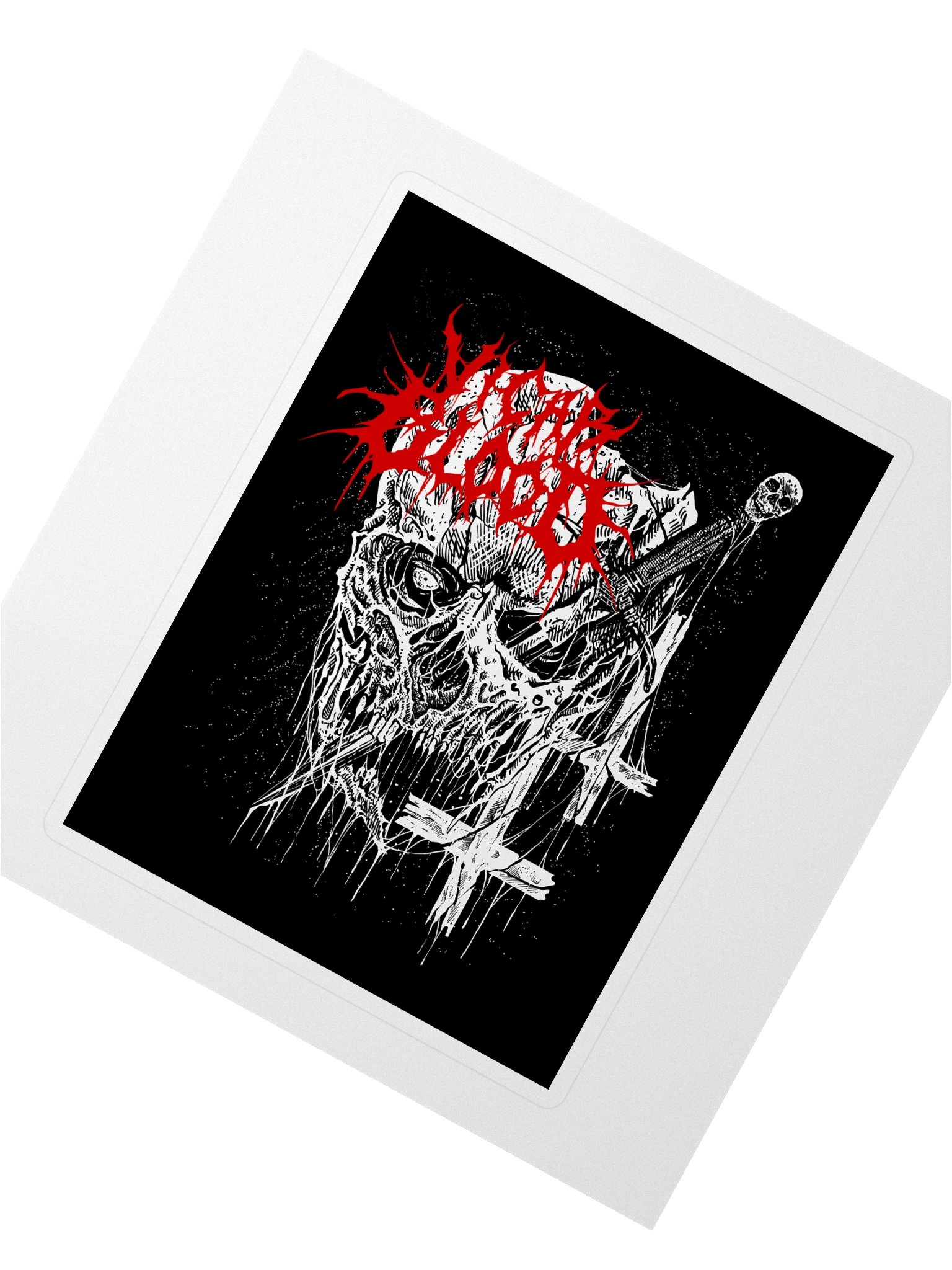 Vicar Skull Sticker product image (2)