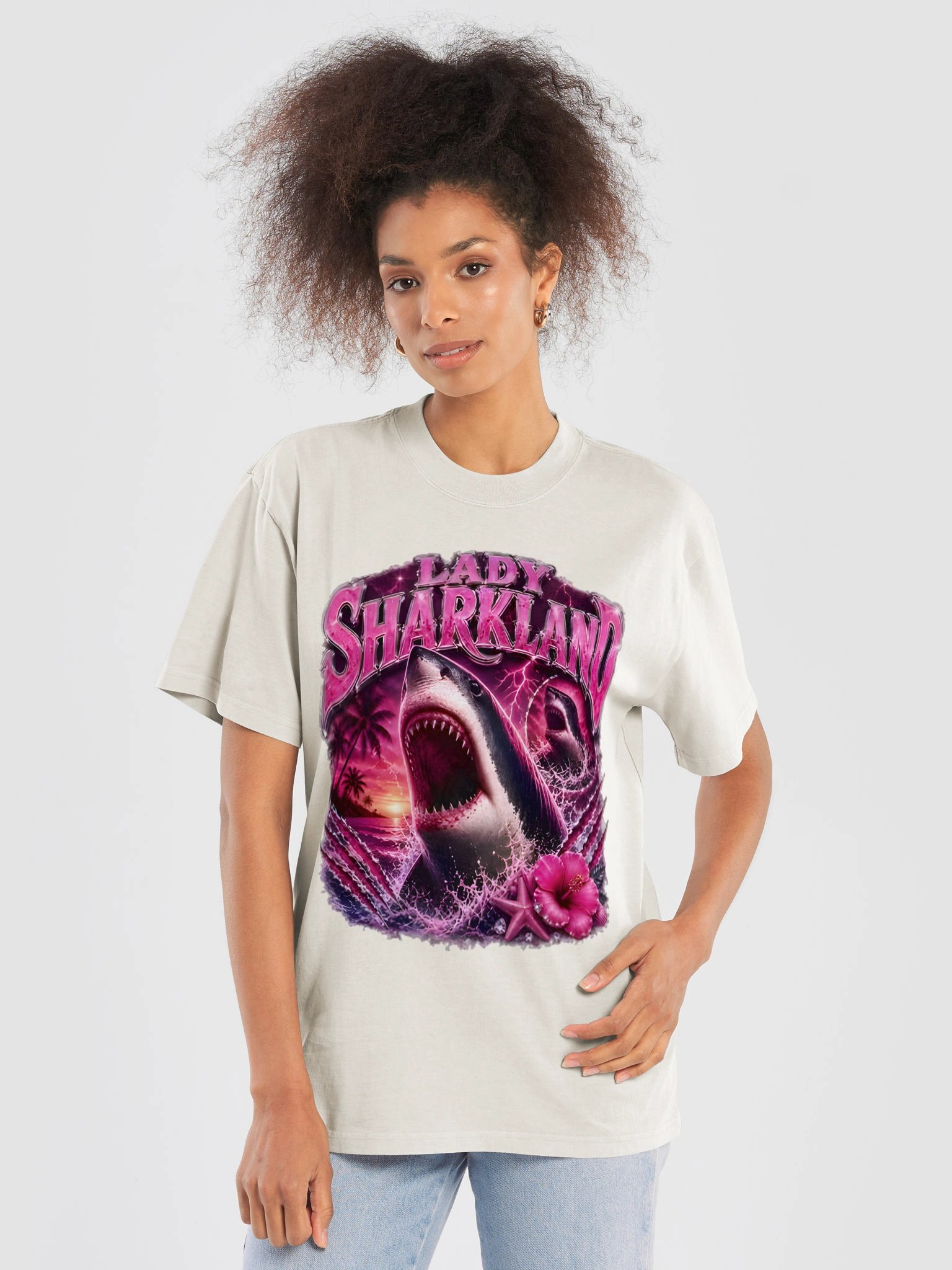 Lady Sharkland Tee - Sunset product image (5)