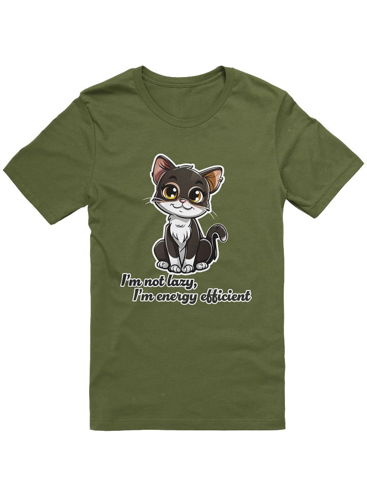 Energy Efficient Cat T-Shirt product image (1)