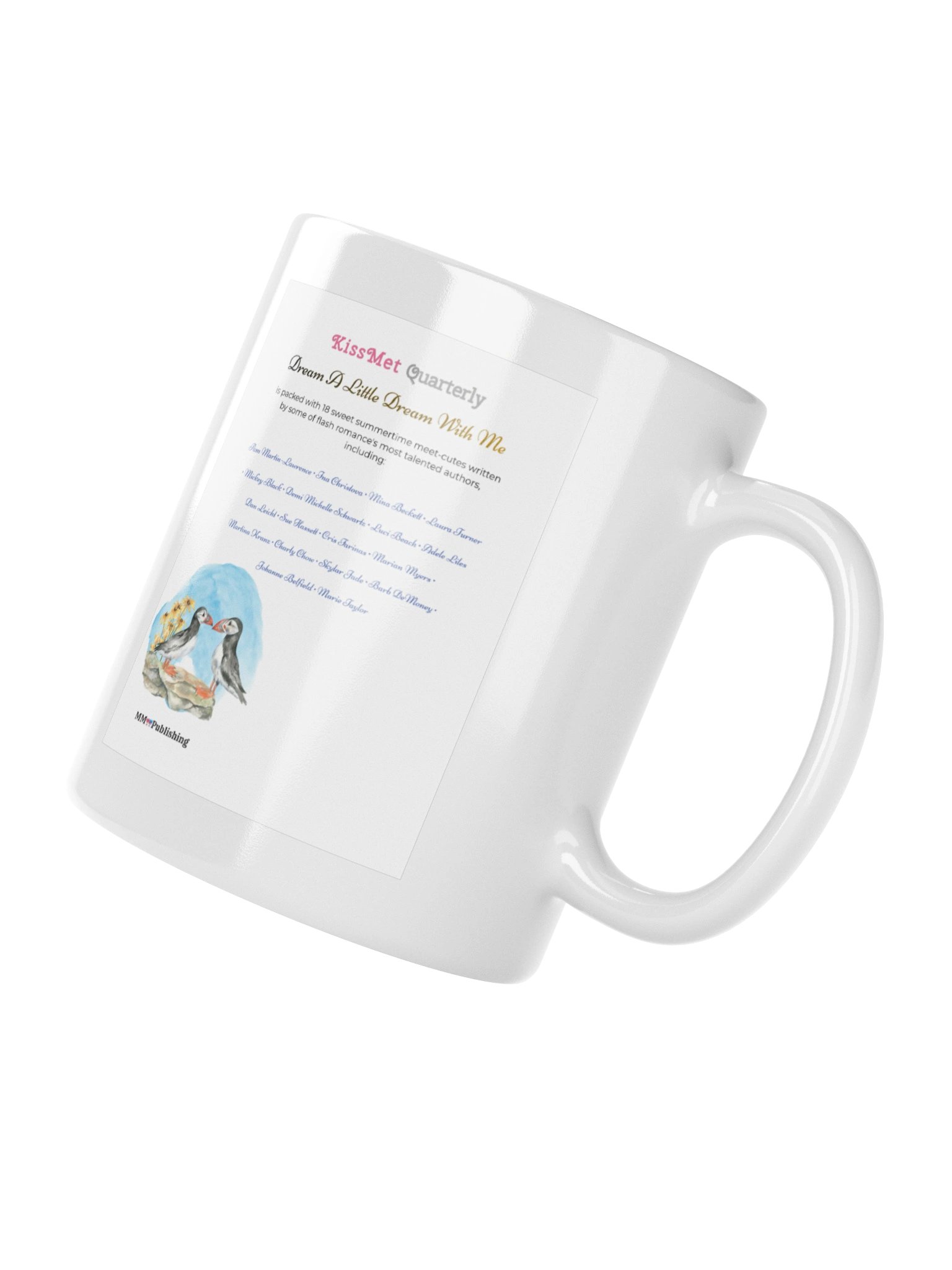 Front and Back Covers of "Dream A Little Dream With Me" and Logo Coffee Mug product image (6)