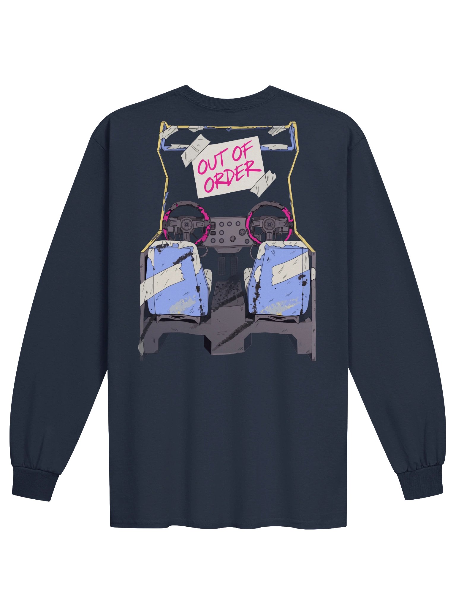Racing Nowhere | Heavyweight Long Sleeve Tee | Suburban Stagnation product image (3)