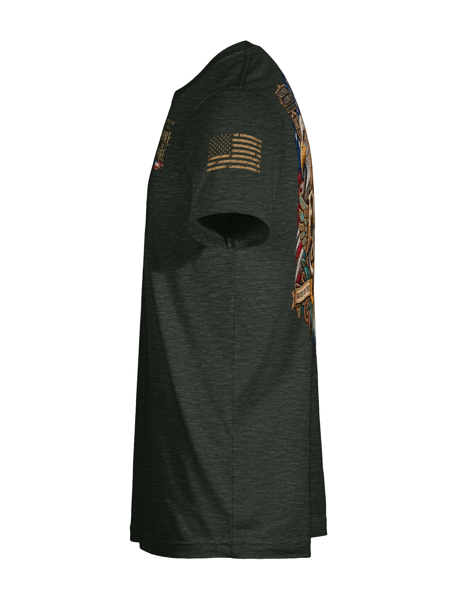 Keeper’s Code™ Women’s Fierce & Free Western Eagle Graphic T-Shirt product image (25)