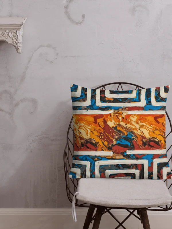 Abstract Art Painted Premium Accent Pillow product image (7)