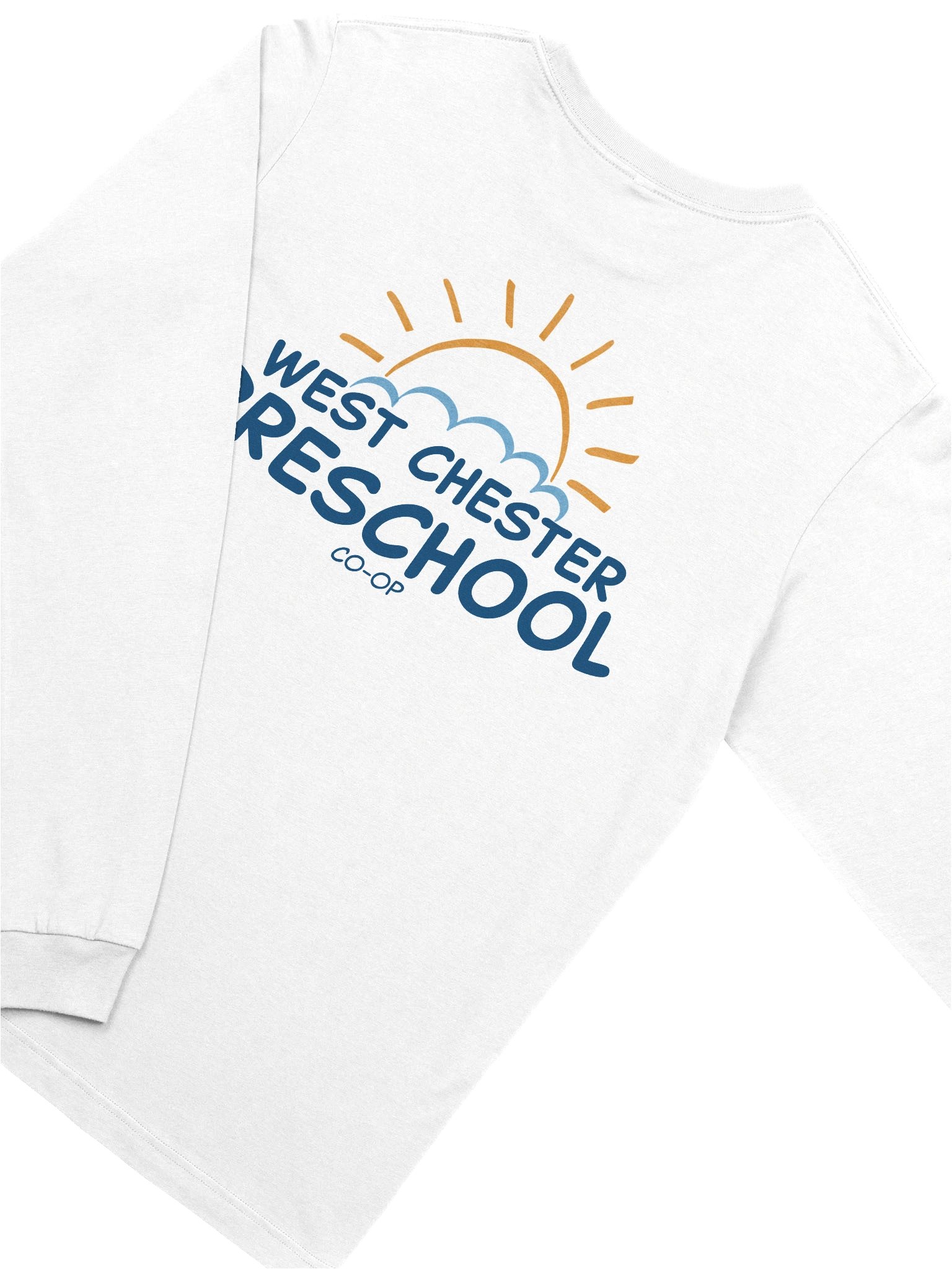 Unisex White Long Sleeve Tee product image (4)