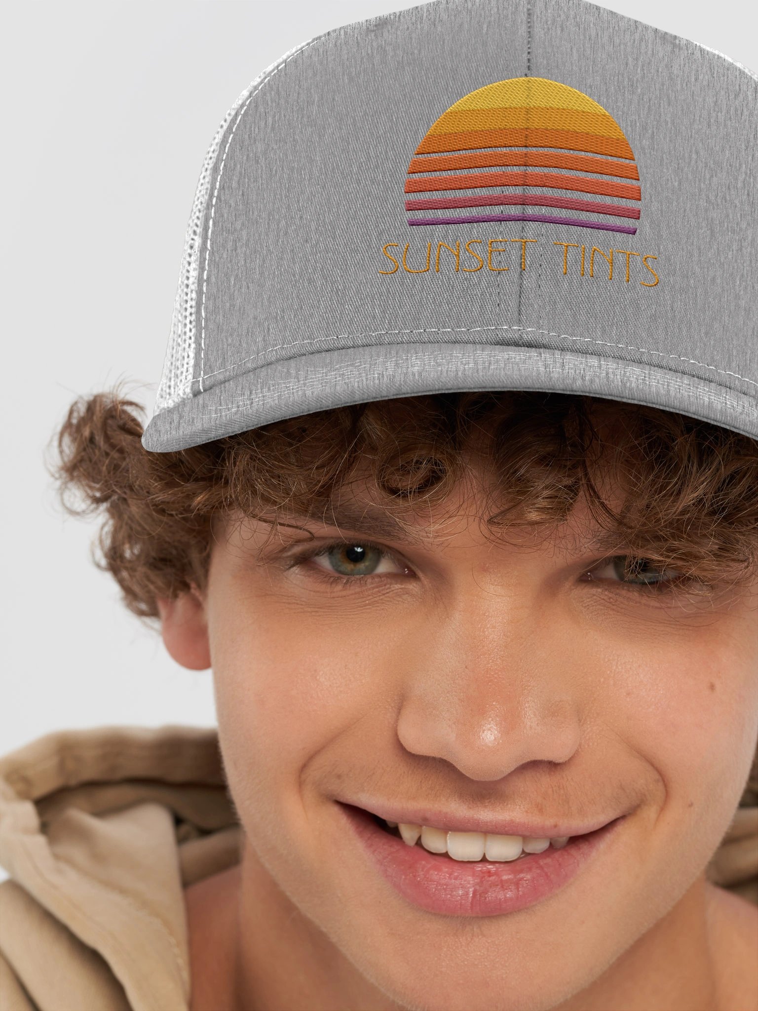 Light Grey Trucker Hat product image (8)