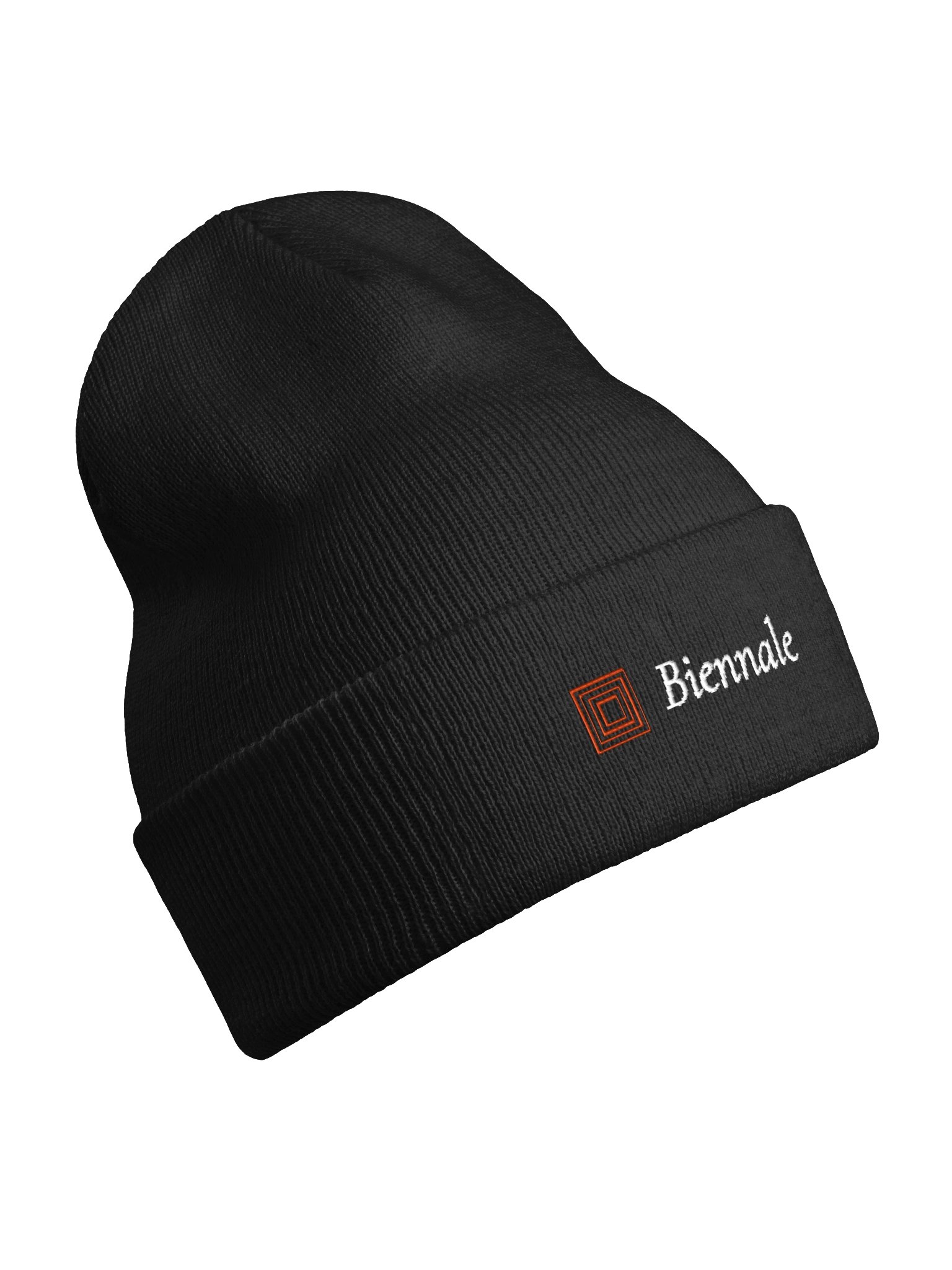 Biennale Orange Squares Cuffed Beanie product image (8)