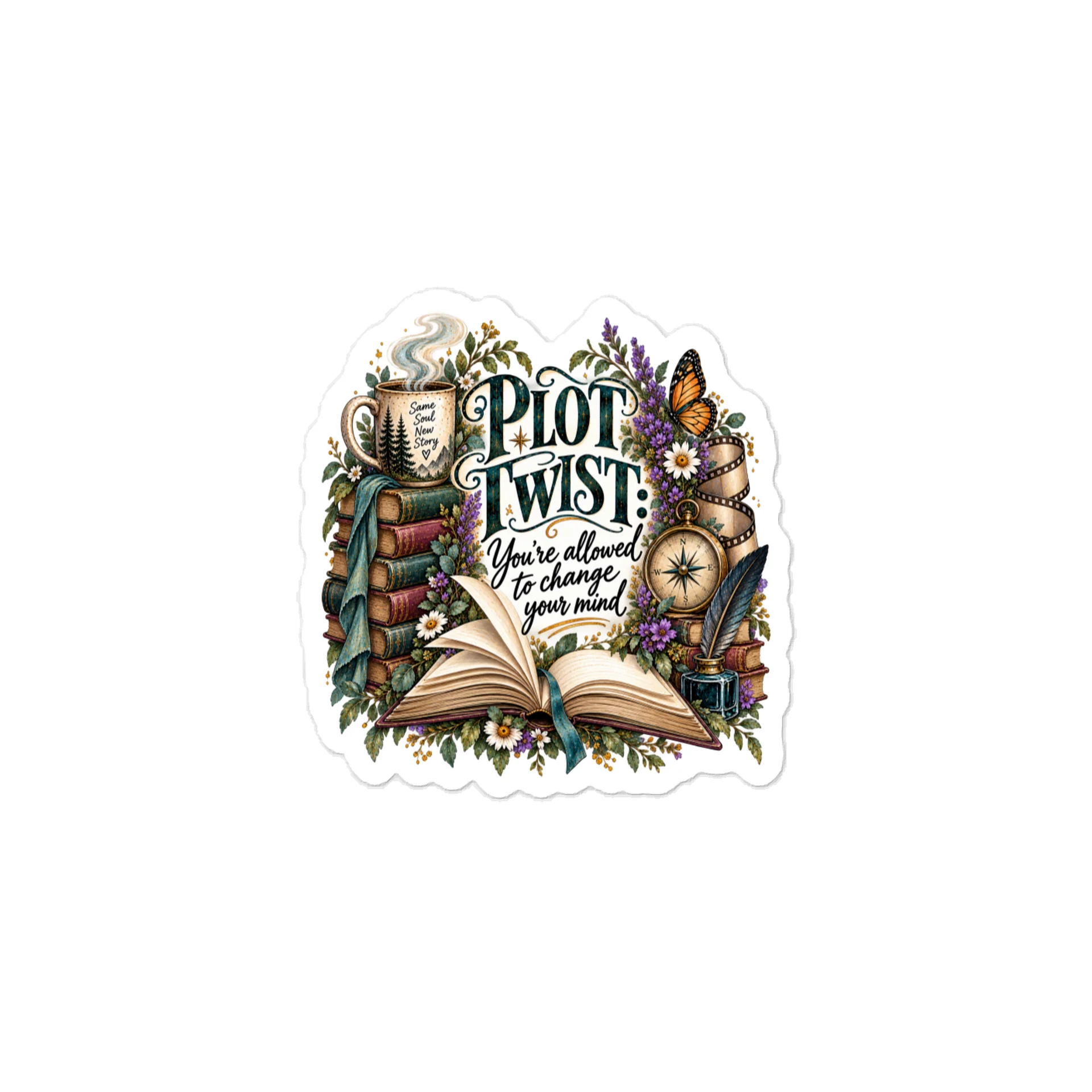 Plot Twist Vinyl Decal product image (3)