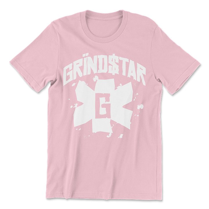 GRIND STAR WHITE EMBLEM TEE product image (1)