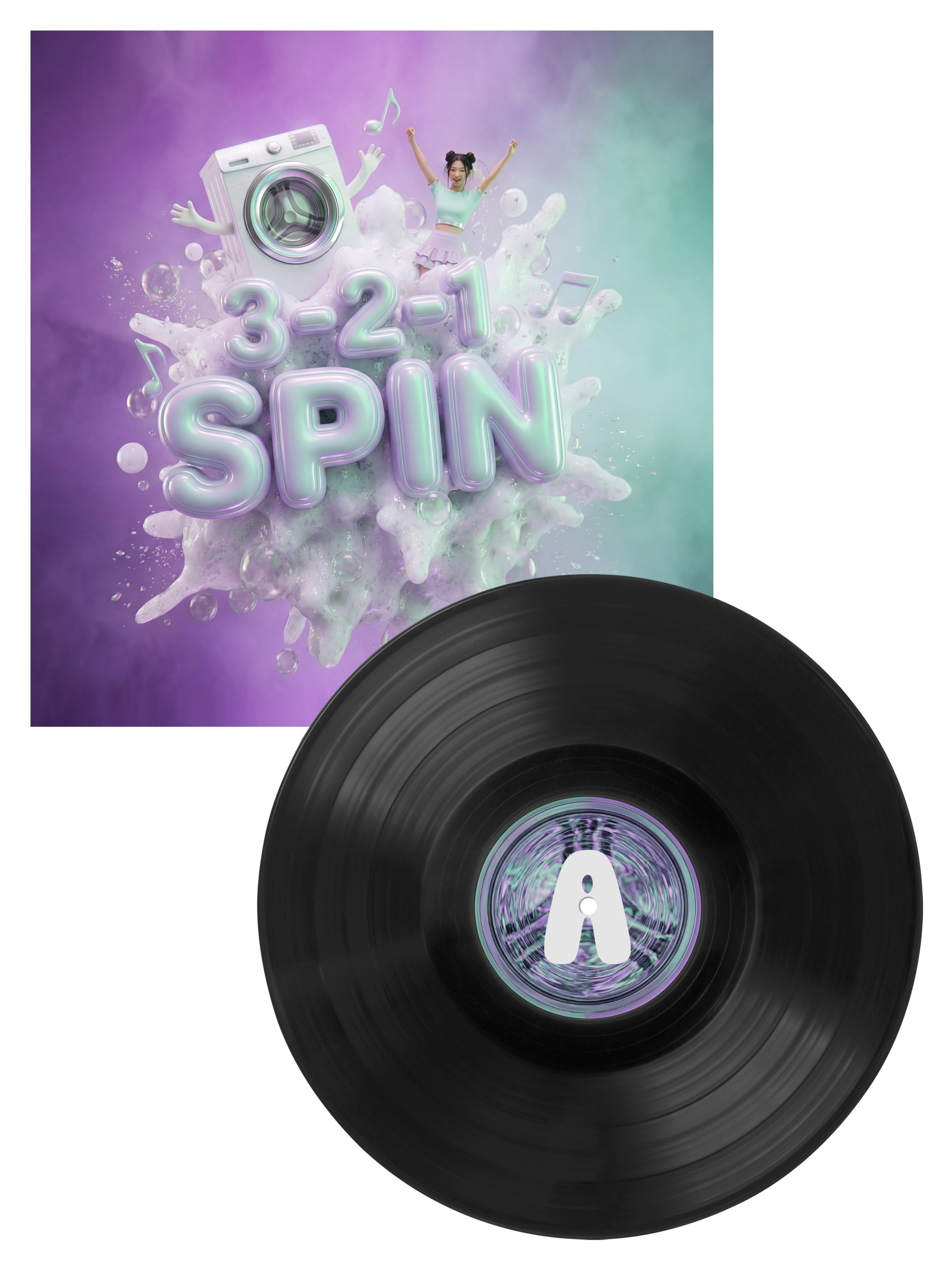 3-2-1 SPIN (EP) - 12" Vinyl LP product image (1)