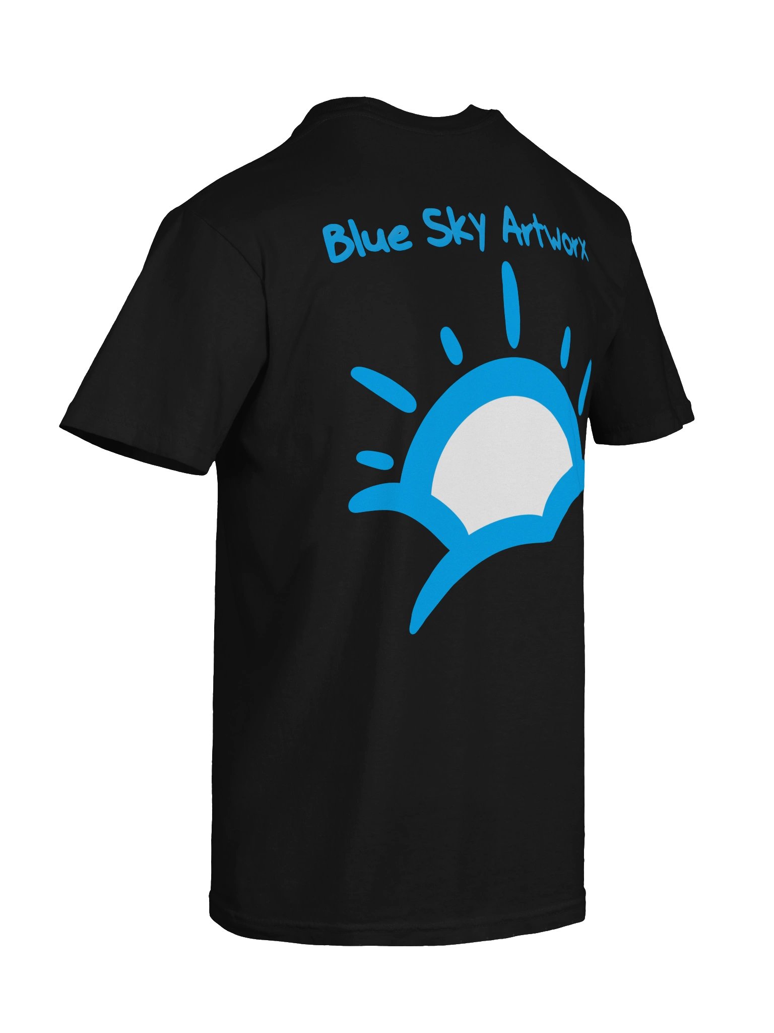 Blue Sunrise Burst Heavyweight Tee (6.1oz) product image (8)