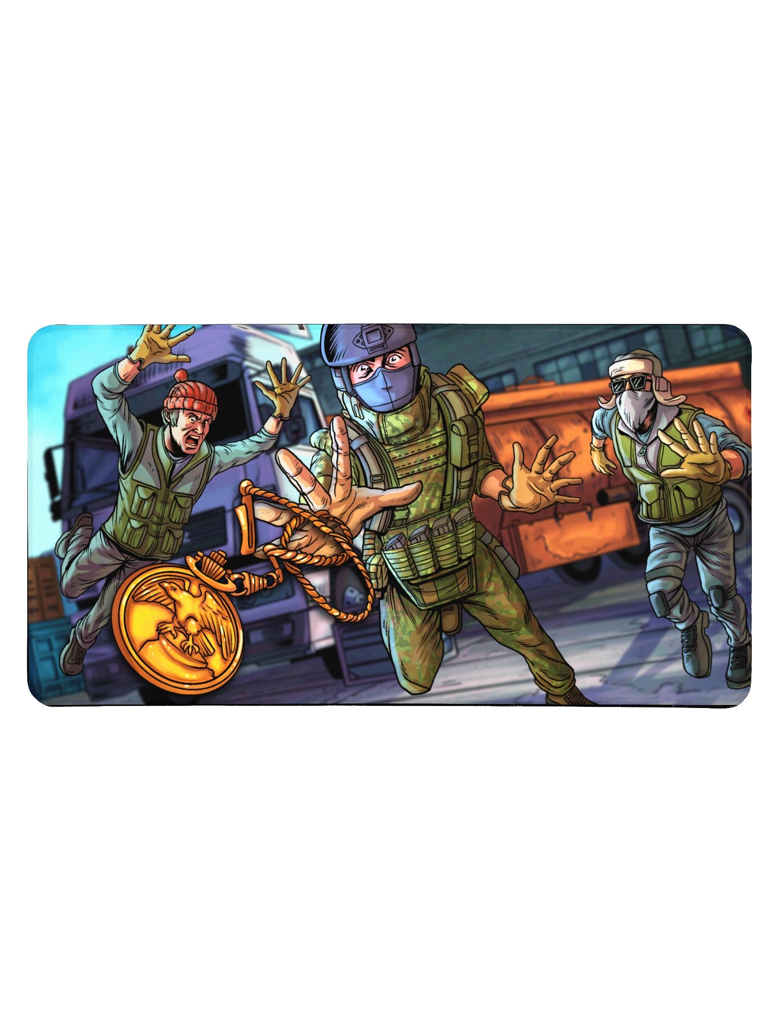 'Pocket Watch' Desk Mat (15.5" x 31.5") product image (1)