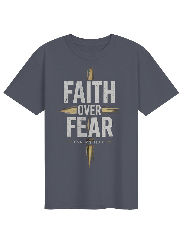 Faith Over Fear Christian Graphic Tee product image (1)