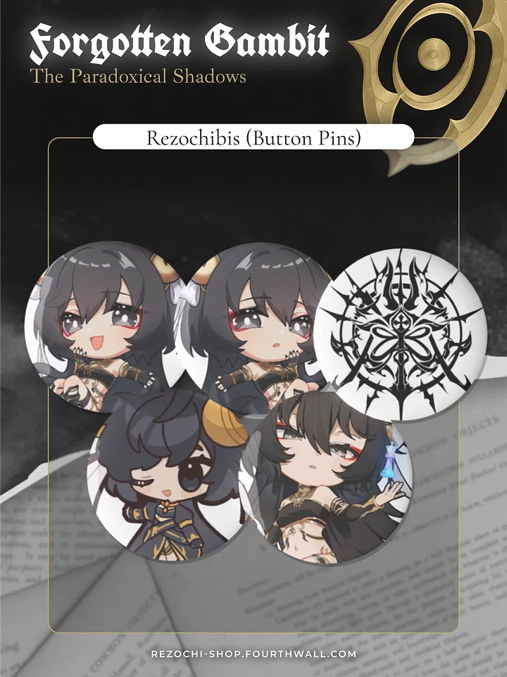 Rezochibis ※ Pin Buttons product image (1)