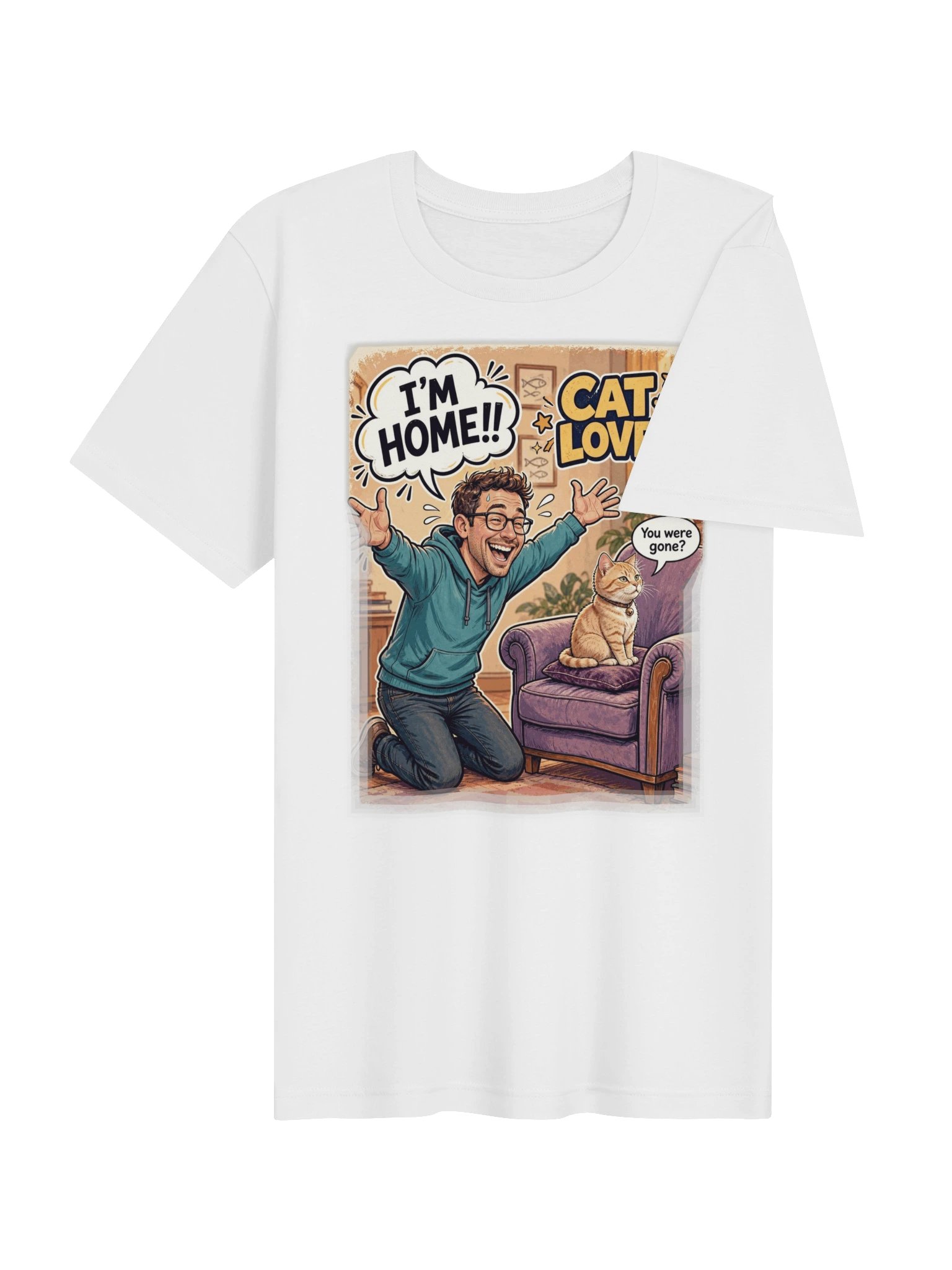Cat Lover Bella+Canvas Unisex Jersey Tee product image (13)