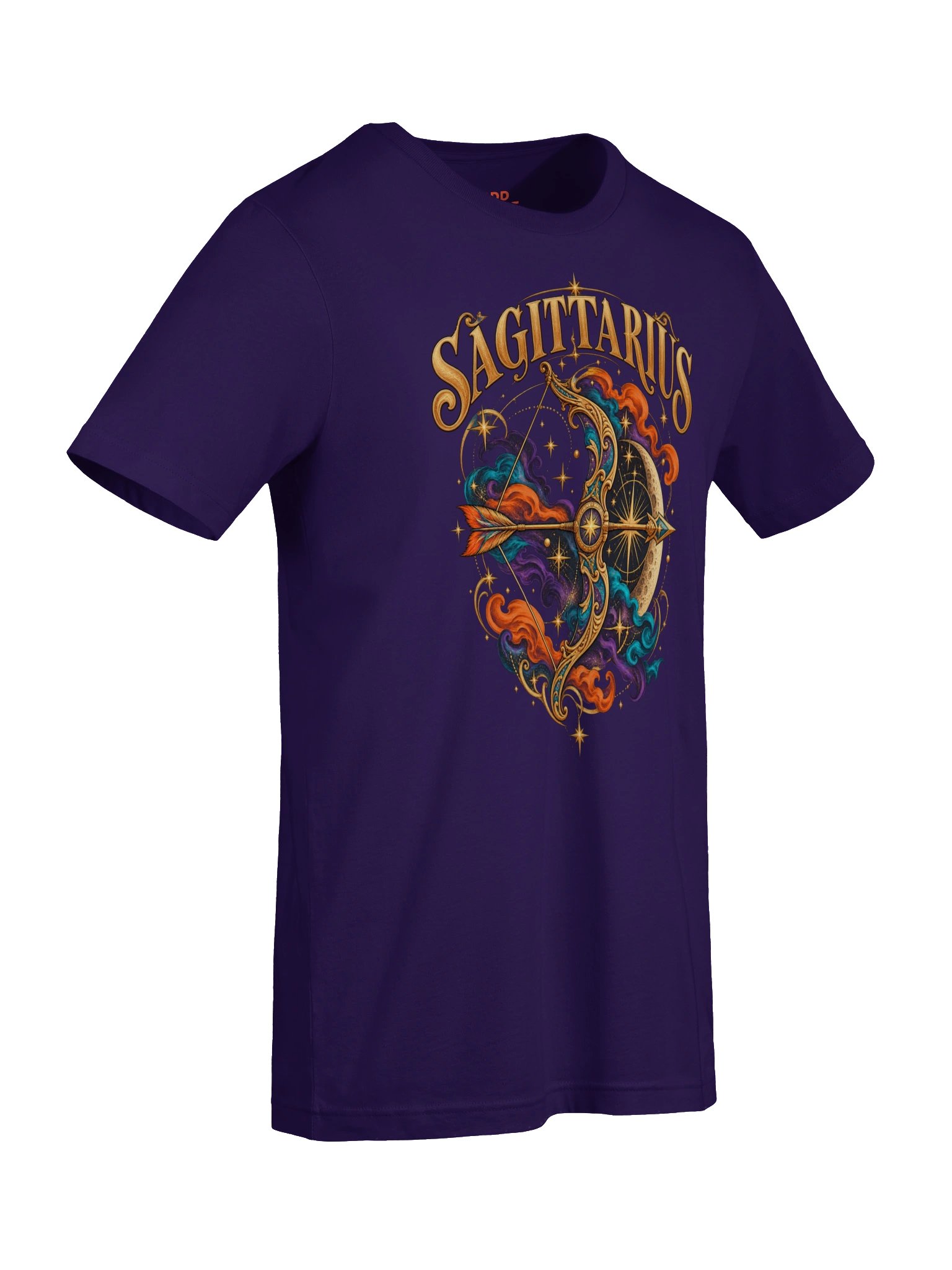 Sagittarius Zodiac T-Shirt With Celestial Bow and Arrow product image (8)