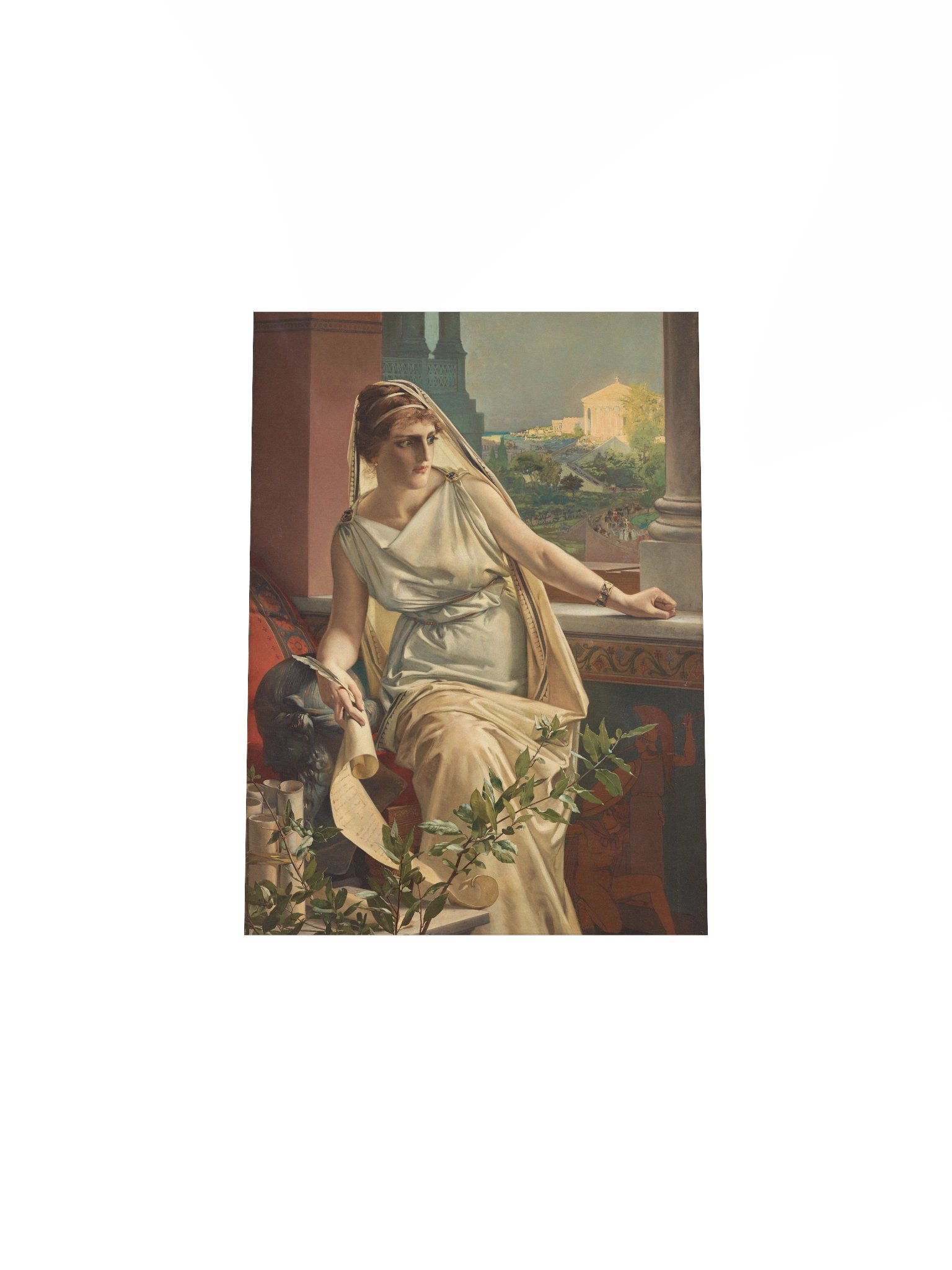 "Hypatia" by Julius Kronberg Print product image (4)