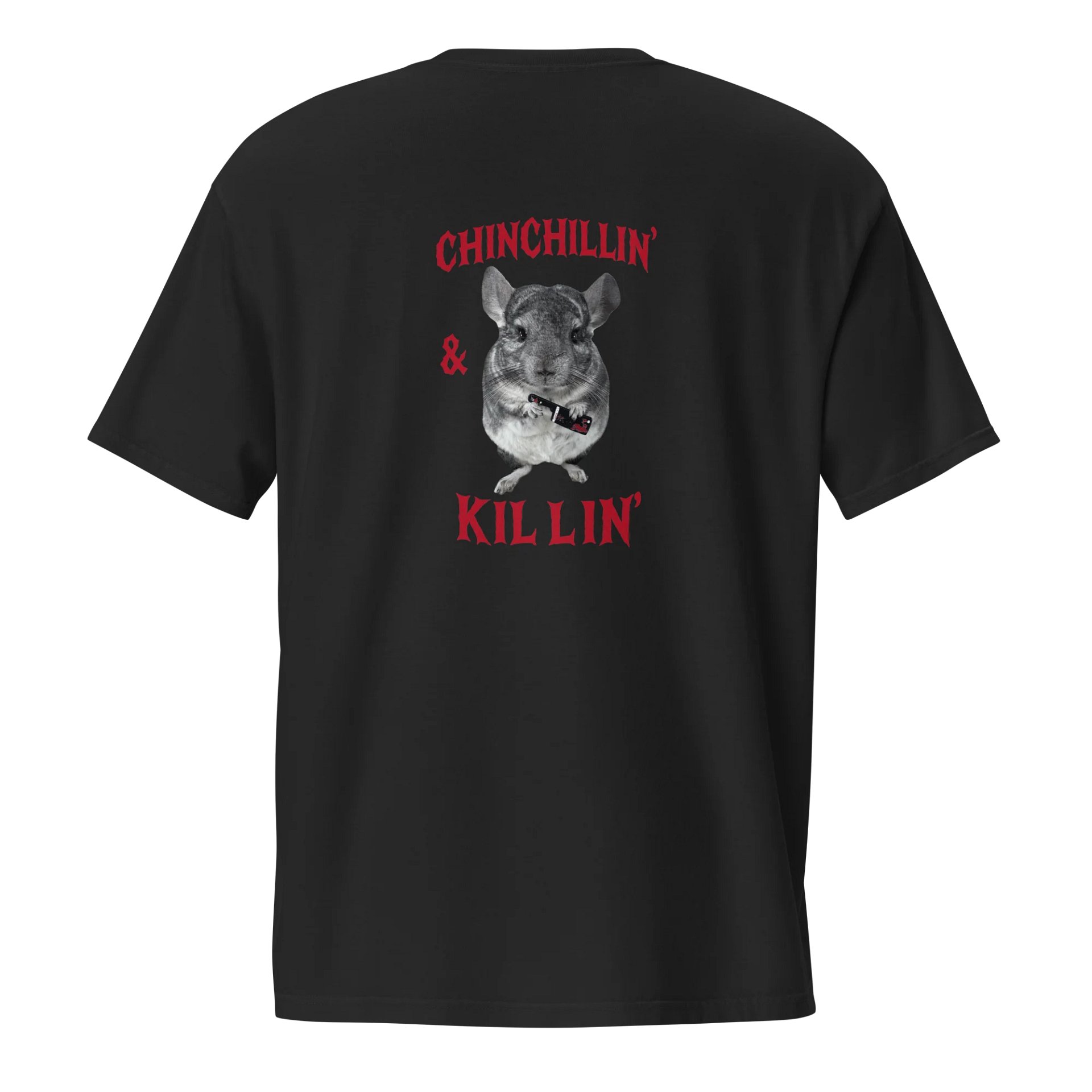 Chinchillin' and Killin' Pocket Tee product image (1)