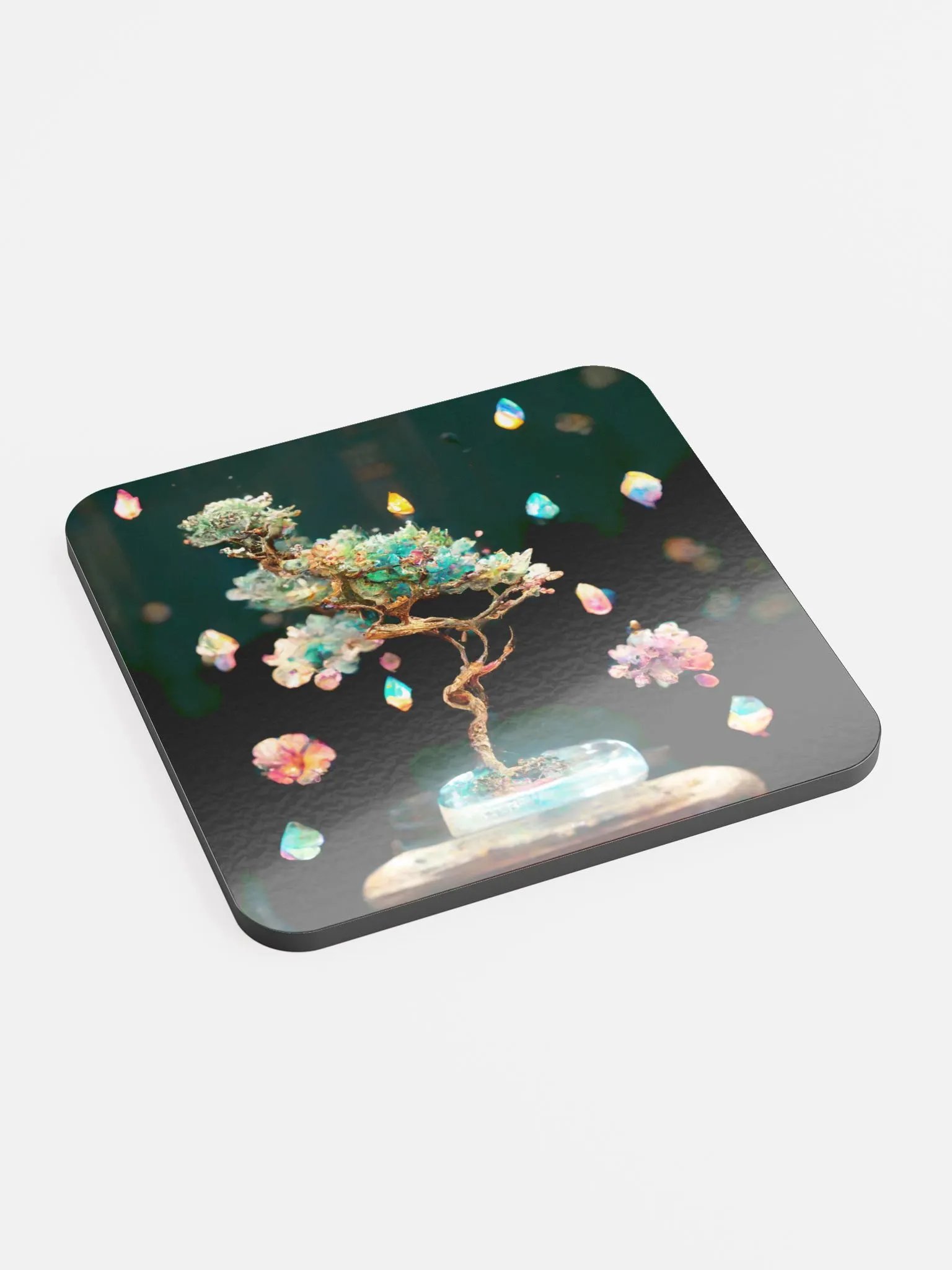 Luminous Bonsai Cork Coaster product image (2)