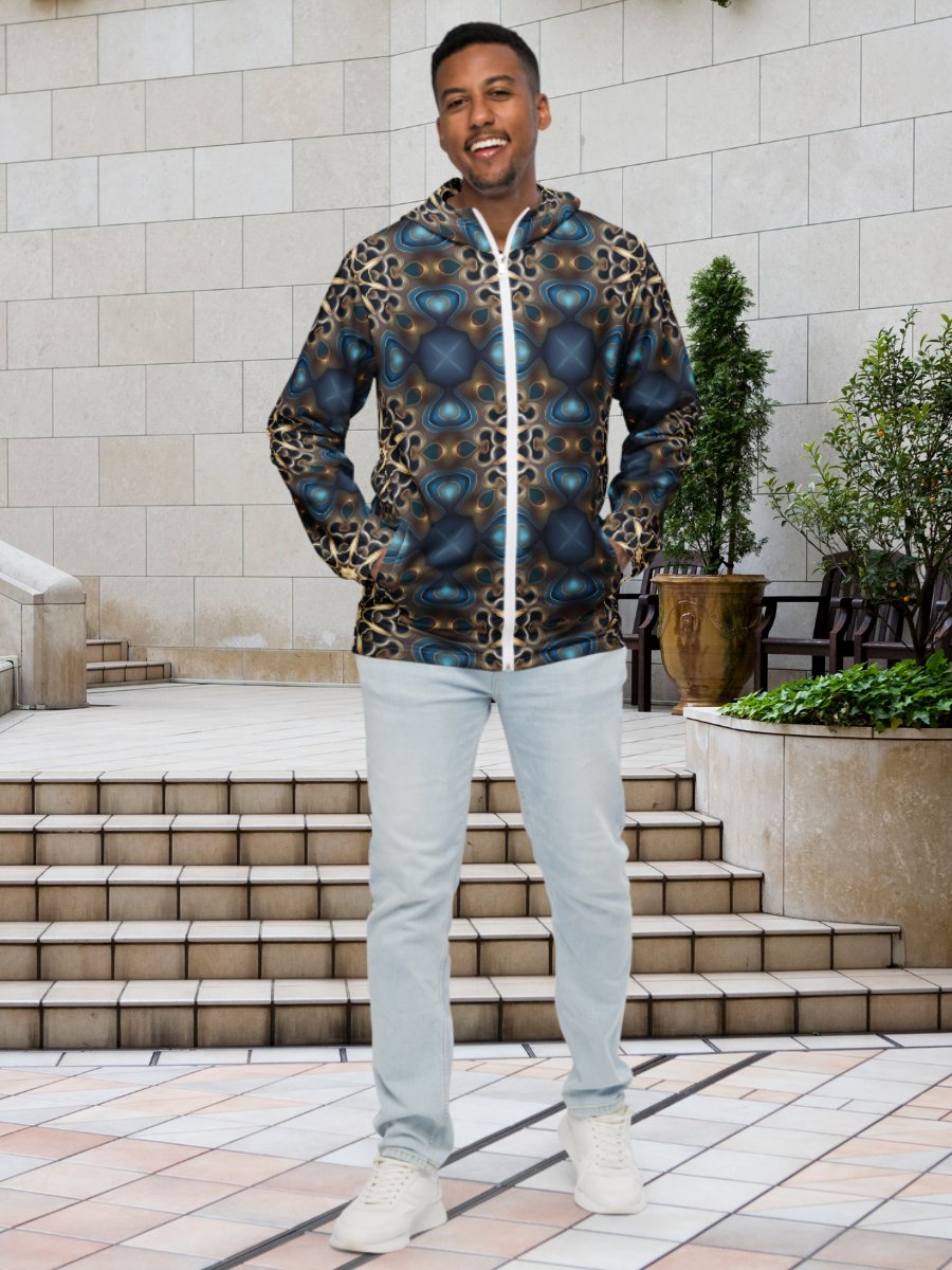 Stellar Wave All-Over Print Windbreaker product image (1)