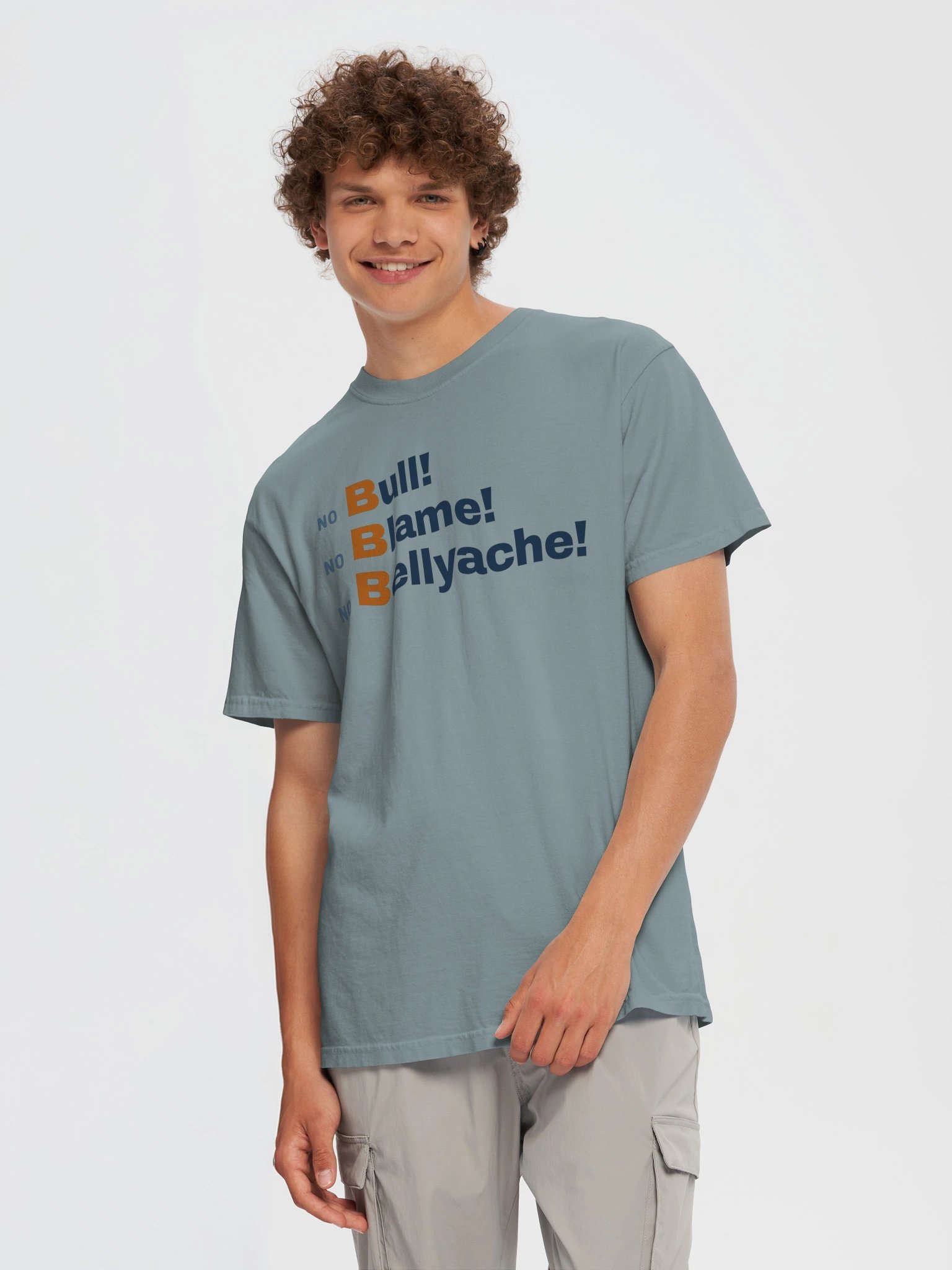NoB3 Tee – Day Shift Heavyweight (Slate) product image (5)