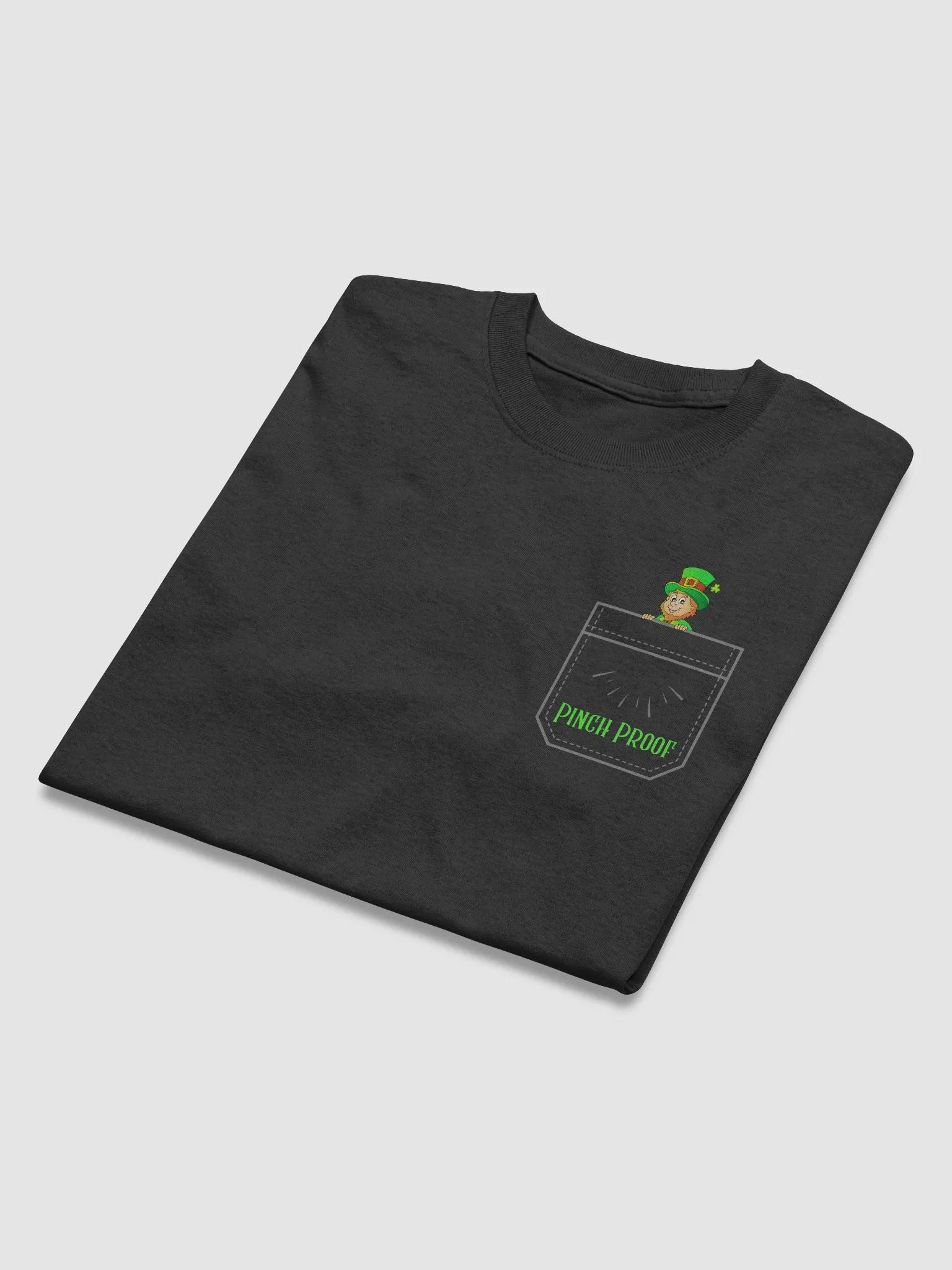 Leprechaun Pocket Tee, Funny Pinch Proof St Patrick's Day Shirt product image (3)