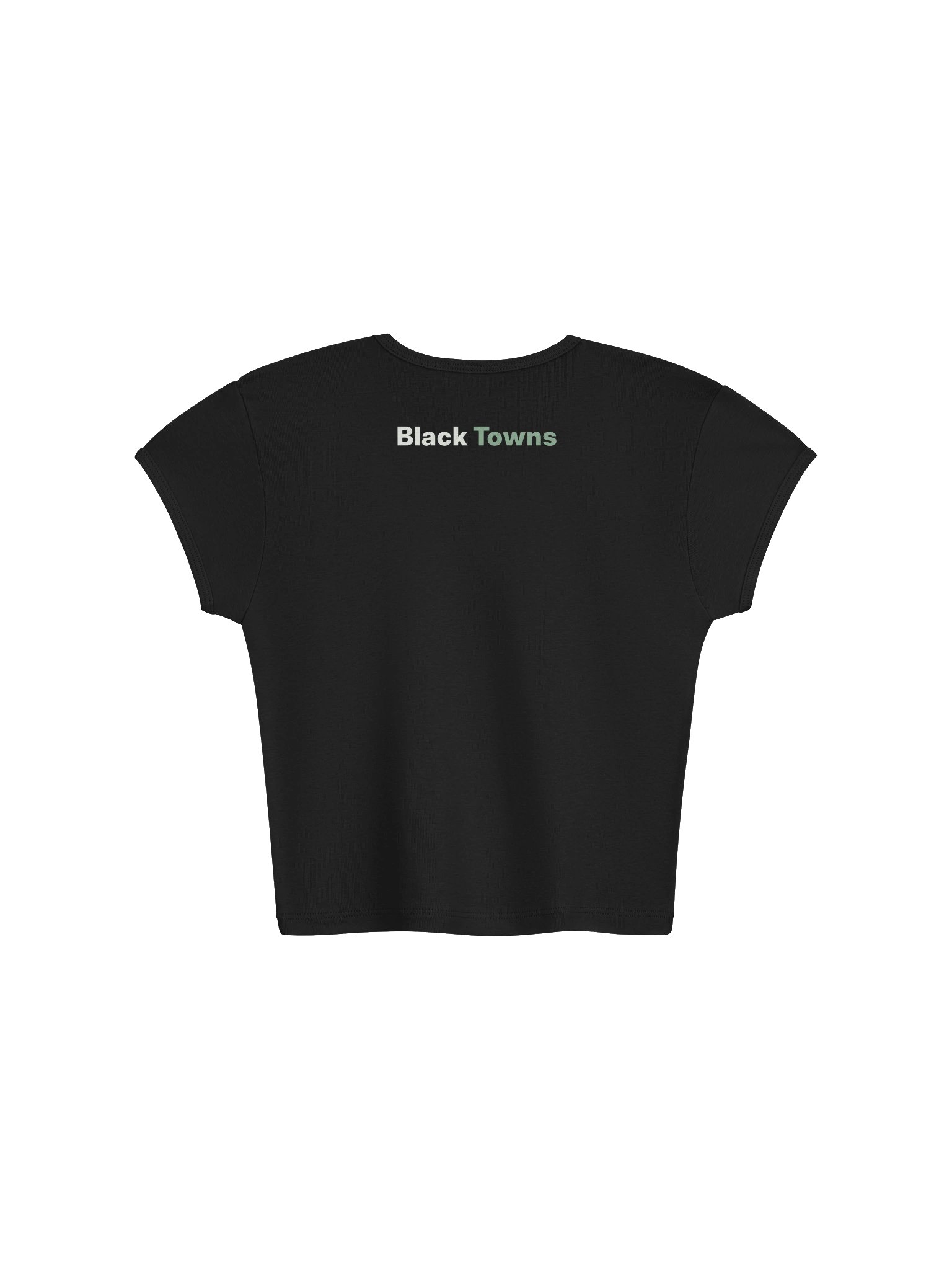 Black Ribbed Tee product image (2)