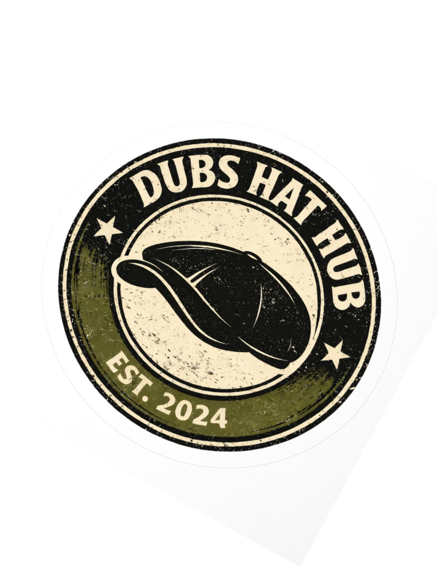 Dubs Hat Hub EST. 2024 Sticker product image (5)