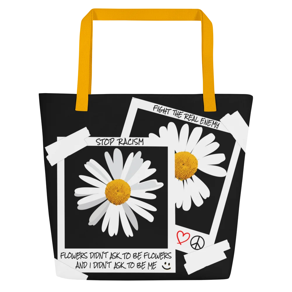 CBF-FLOWERS DIDN'T ASK AOP TOTE BAG product image (2)