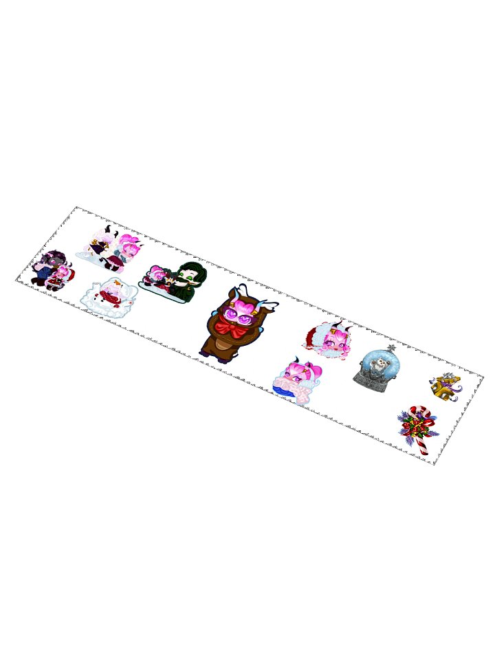 Long Holiday sticker sheet product image (1)