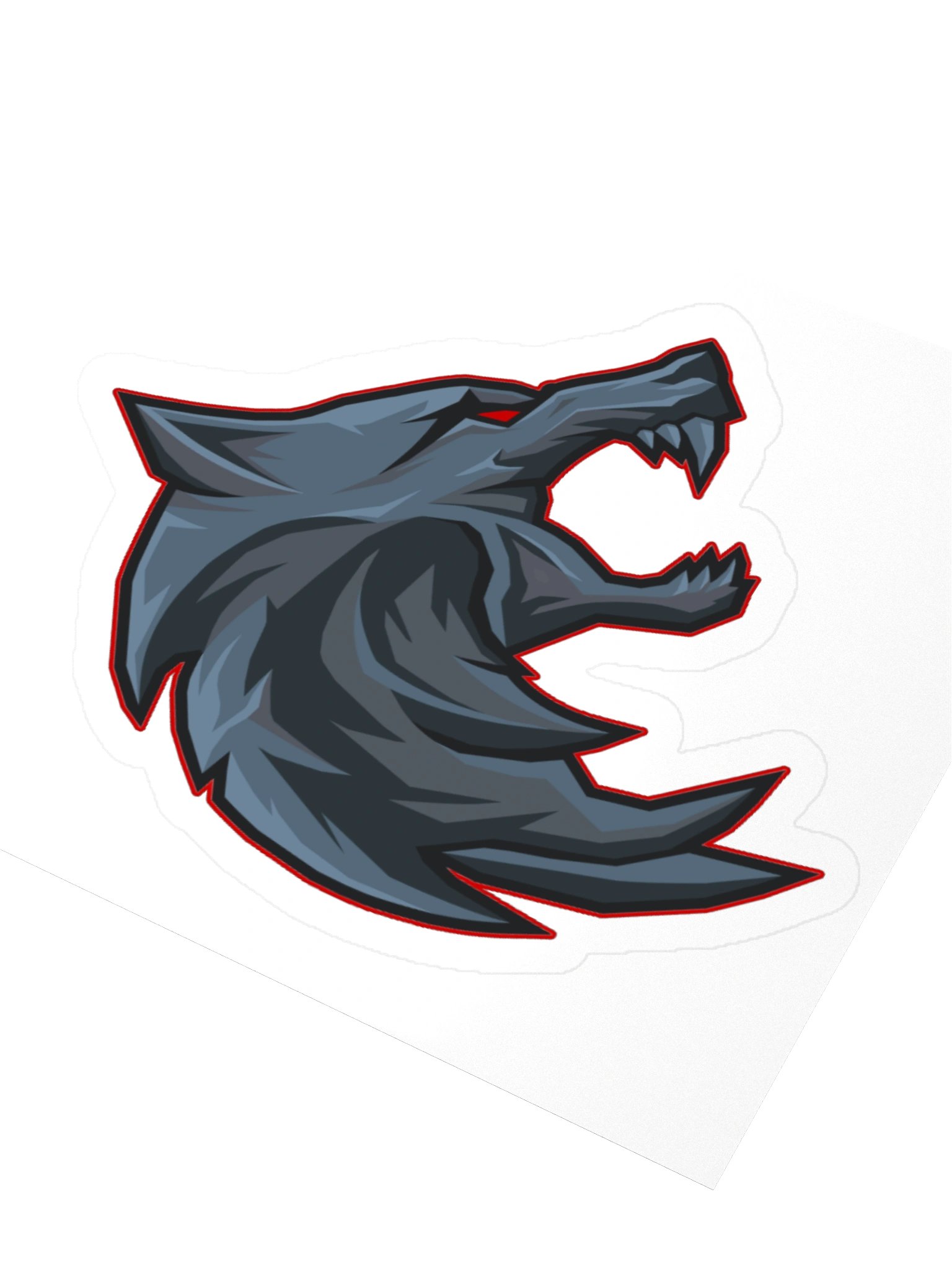 Black Watch Wolf Logo Sticker product image (3)