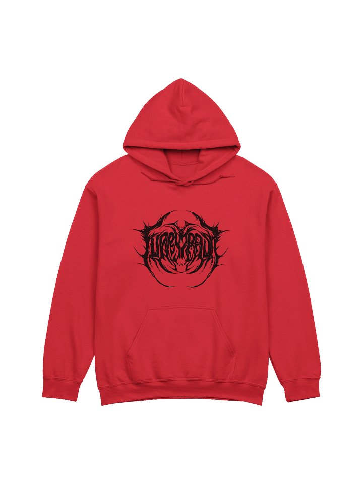Furry Trash Hoodie – Metal Logo (Black Print) product image (5)