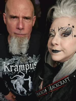 Krampus night last Friday at The Grey Witch.  Unfortunately we missed Krampus but @Mr Aoide got me a consolation prize from Cemetary Pulp's booth.  I also heard Krampus can be spotted at Cemetary Pulps shop in the evenings on Sat and Sundays between now and Christmas. 