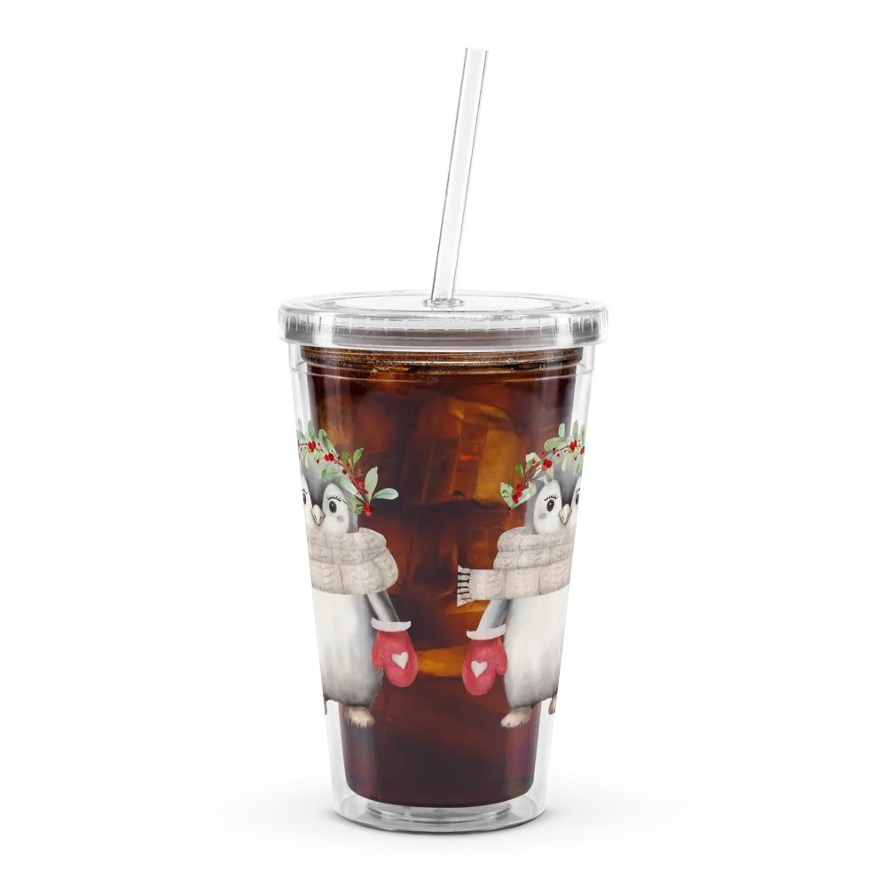 Festive Penguin Party Double Wall Tumbler product image (3)