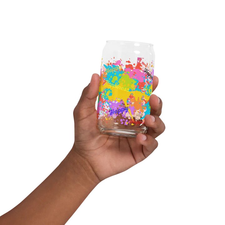 Motivational Design Happy-Happiness - Sipper Glass product image (32)